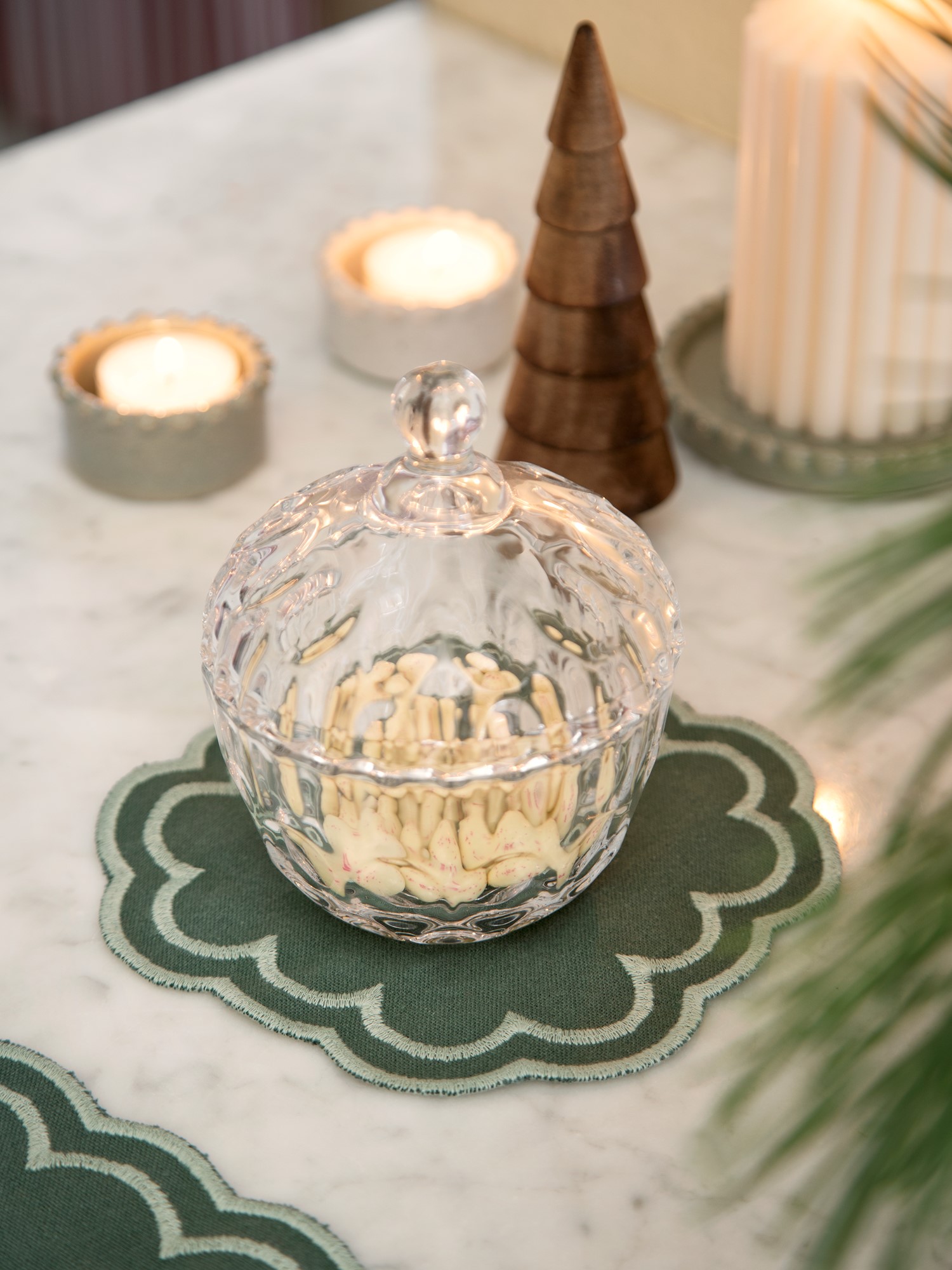 Cloth trivet Cotton. 16 x 16 cm.