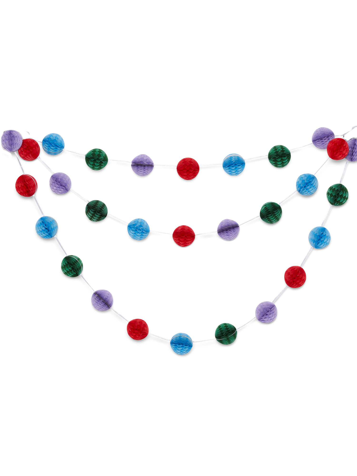 Pom pom garland Paper. 5 cm x 200 cm.