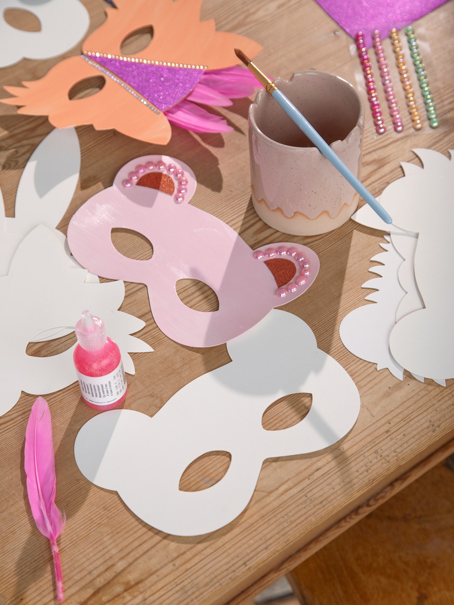 DIY masks Cardboard. 10 pcs.