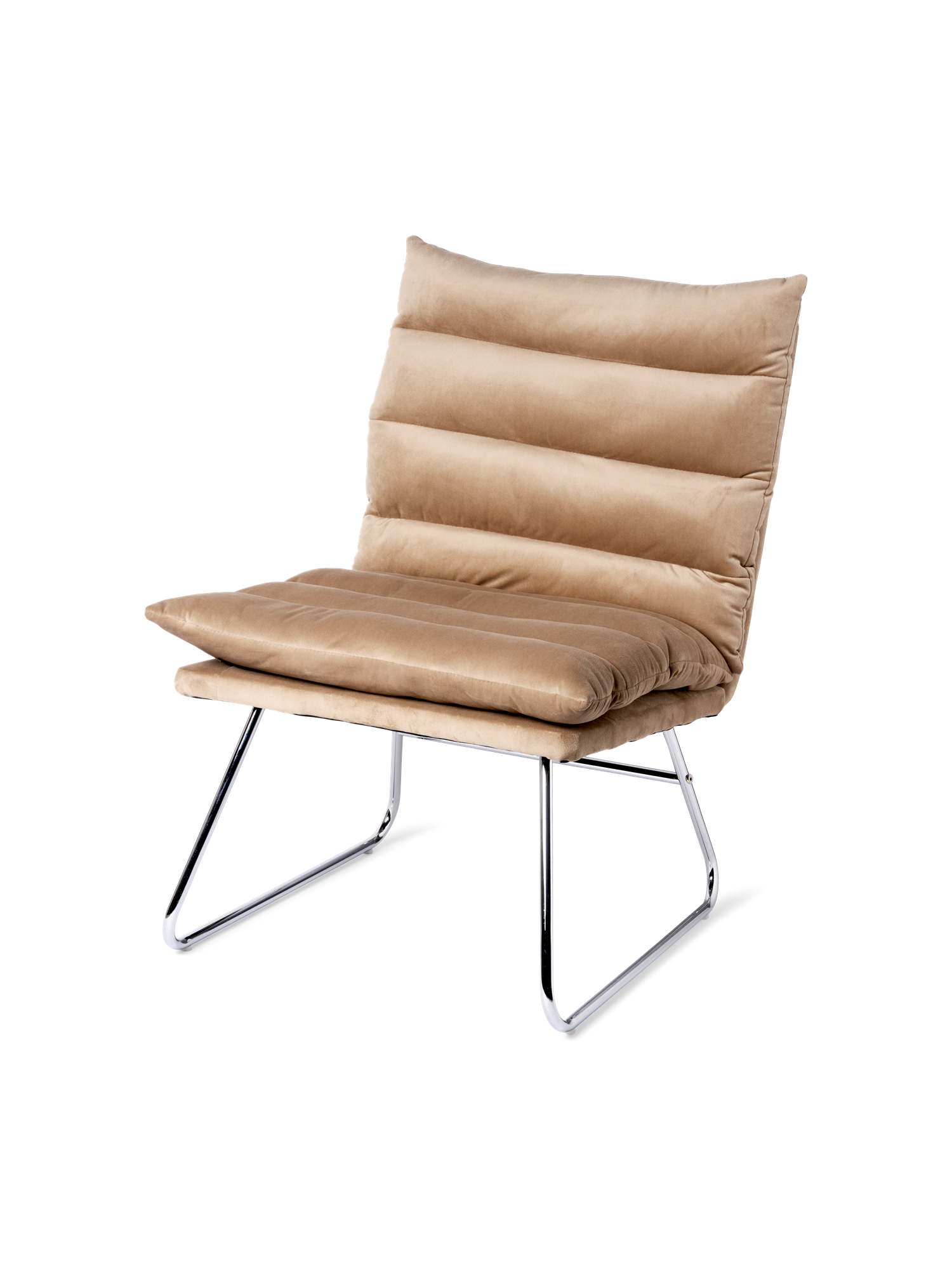 Lounge chair 55 x 61.4 x 53.9 cm. Removable cushions.