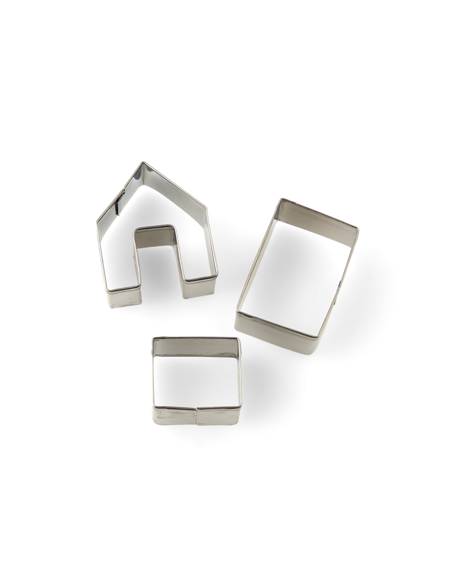 Cookie cutter set Stainless steel. 3 pcs.