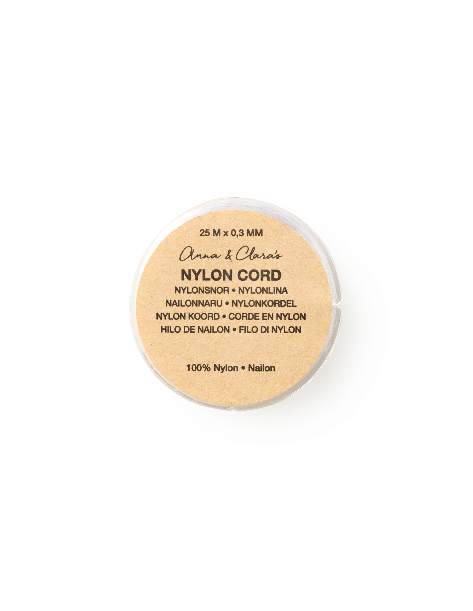 Nylon cord 0,3 mm x 25 m.