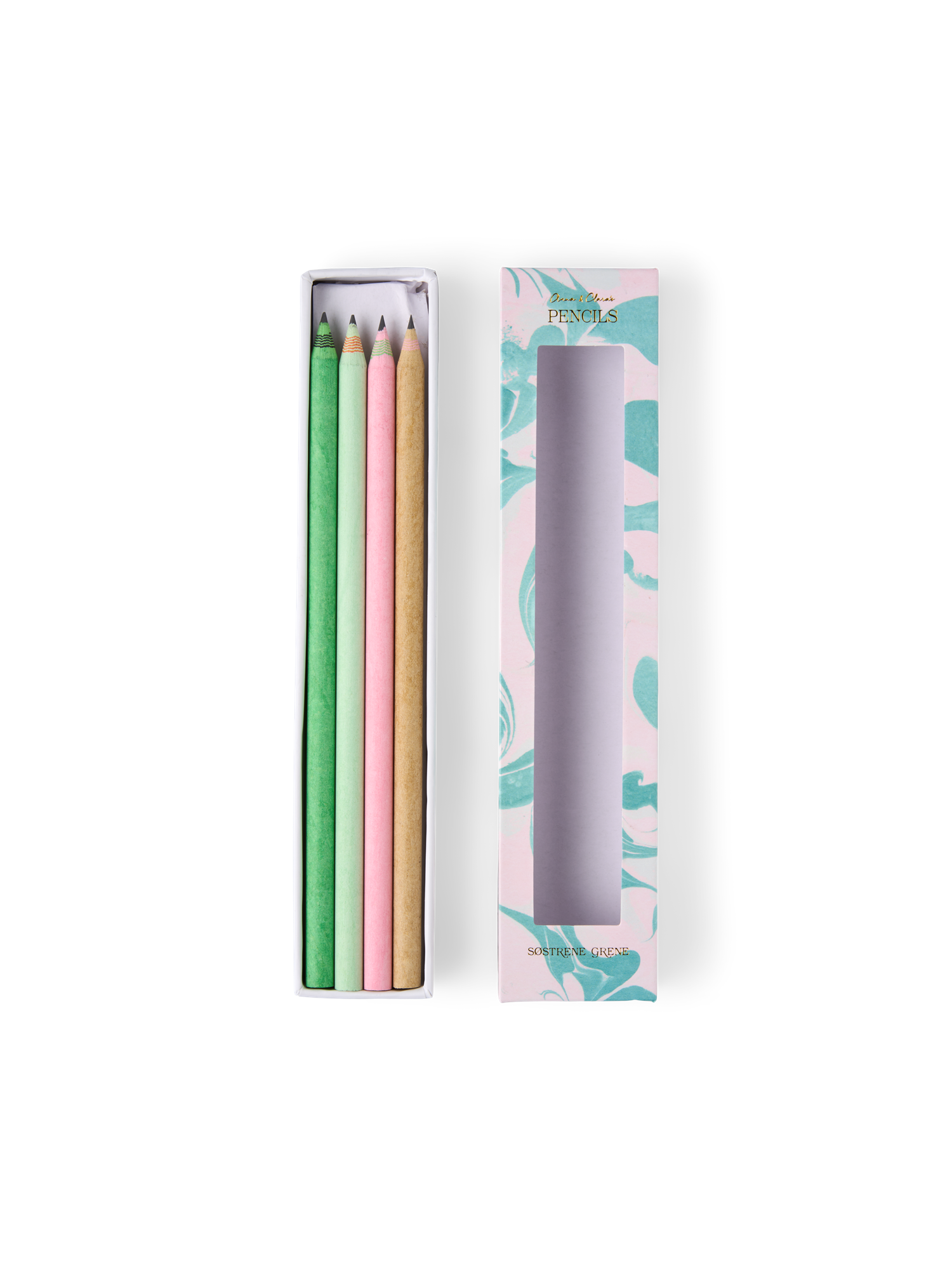 Pencils Paper. 4 pcs.