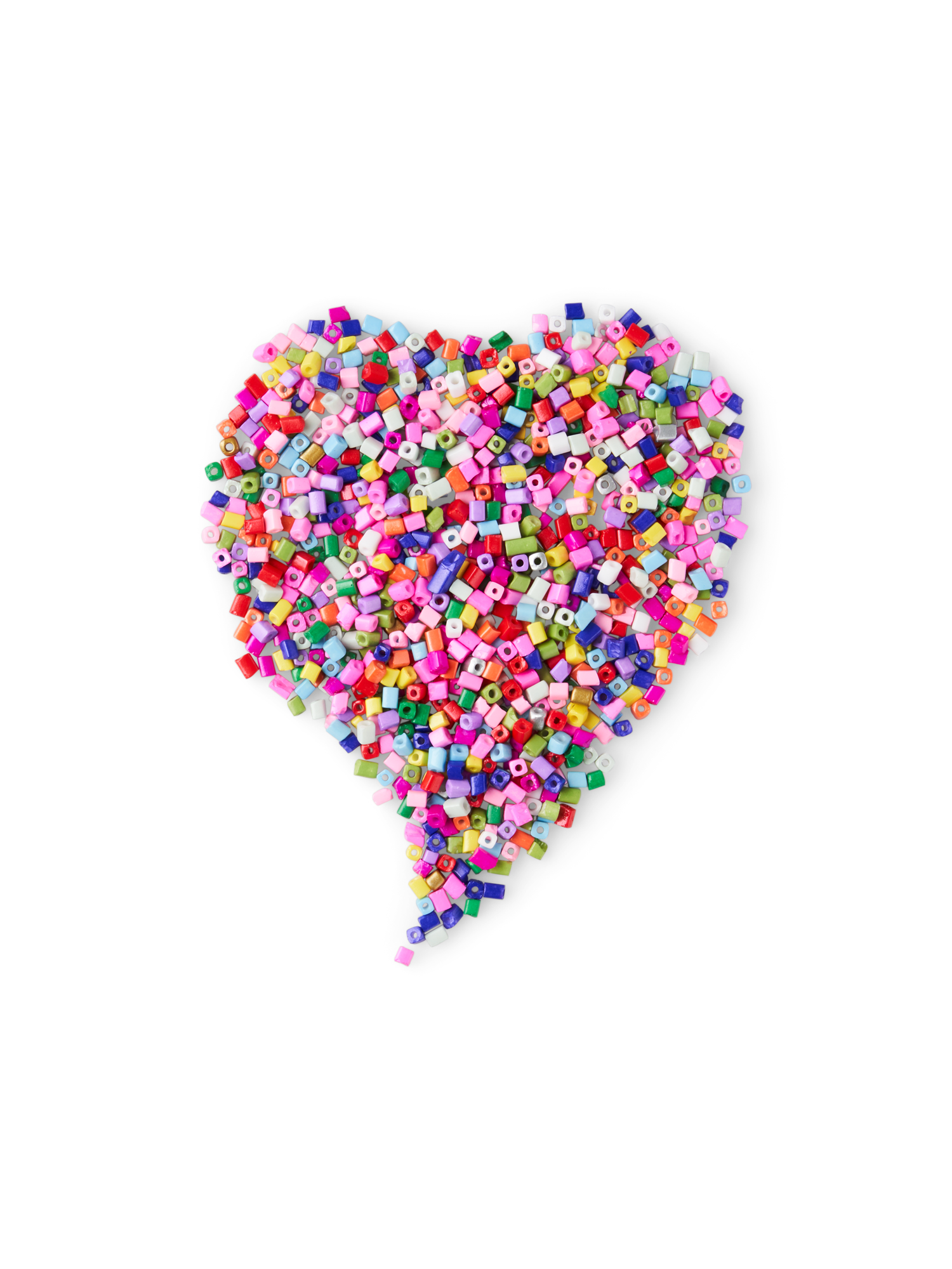 Mixed beads 3/4 mm. 50 g.