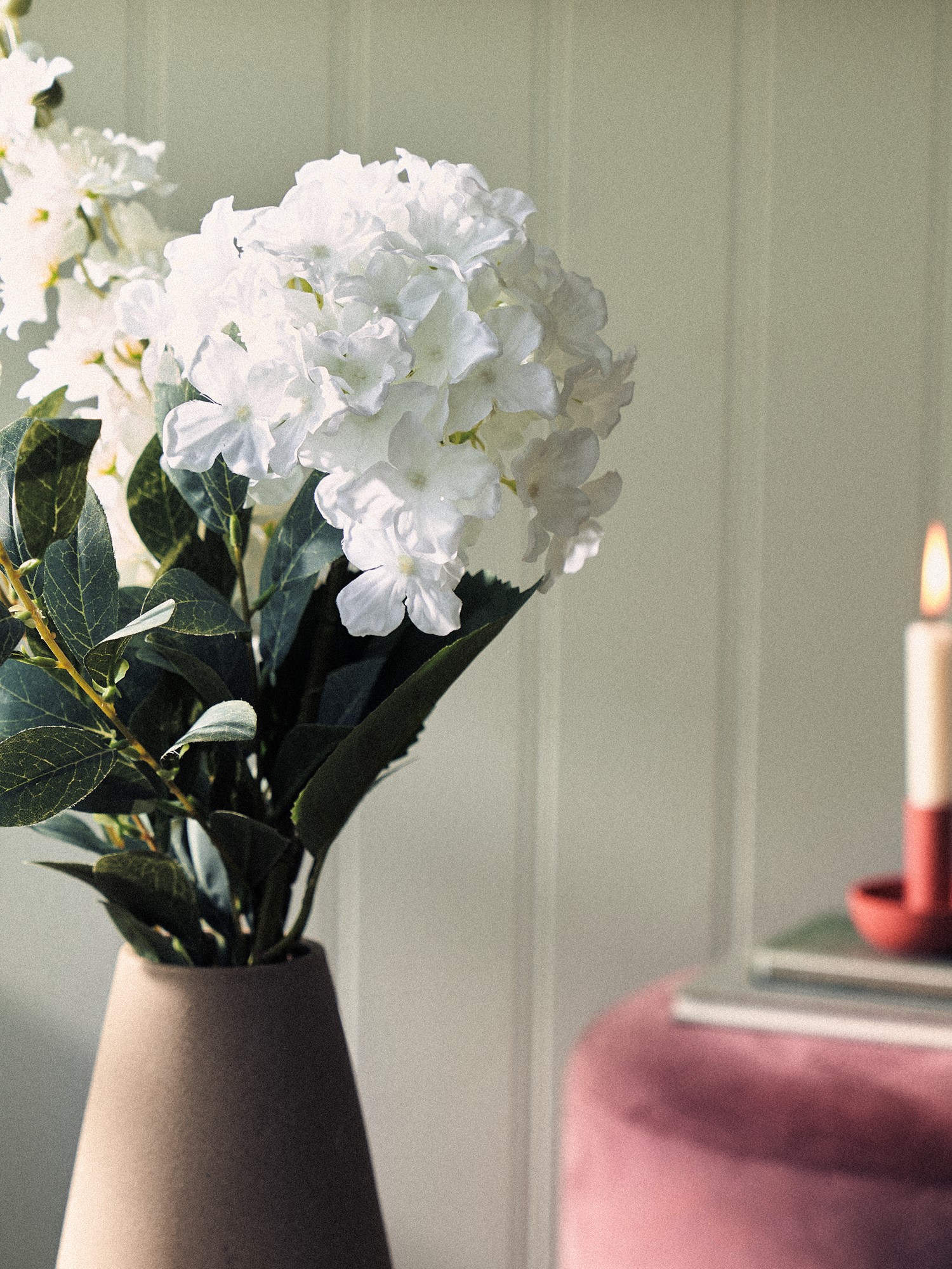 Artificial flower hydrangea 68 cm.