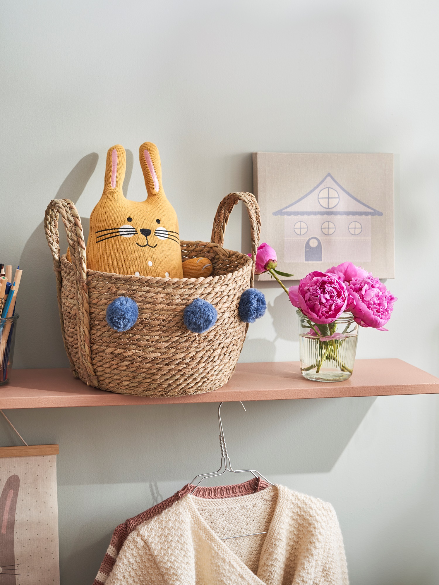 Print canvas Cotton/polyester. 21 x 24 cm.