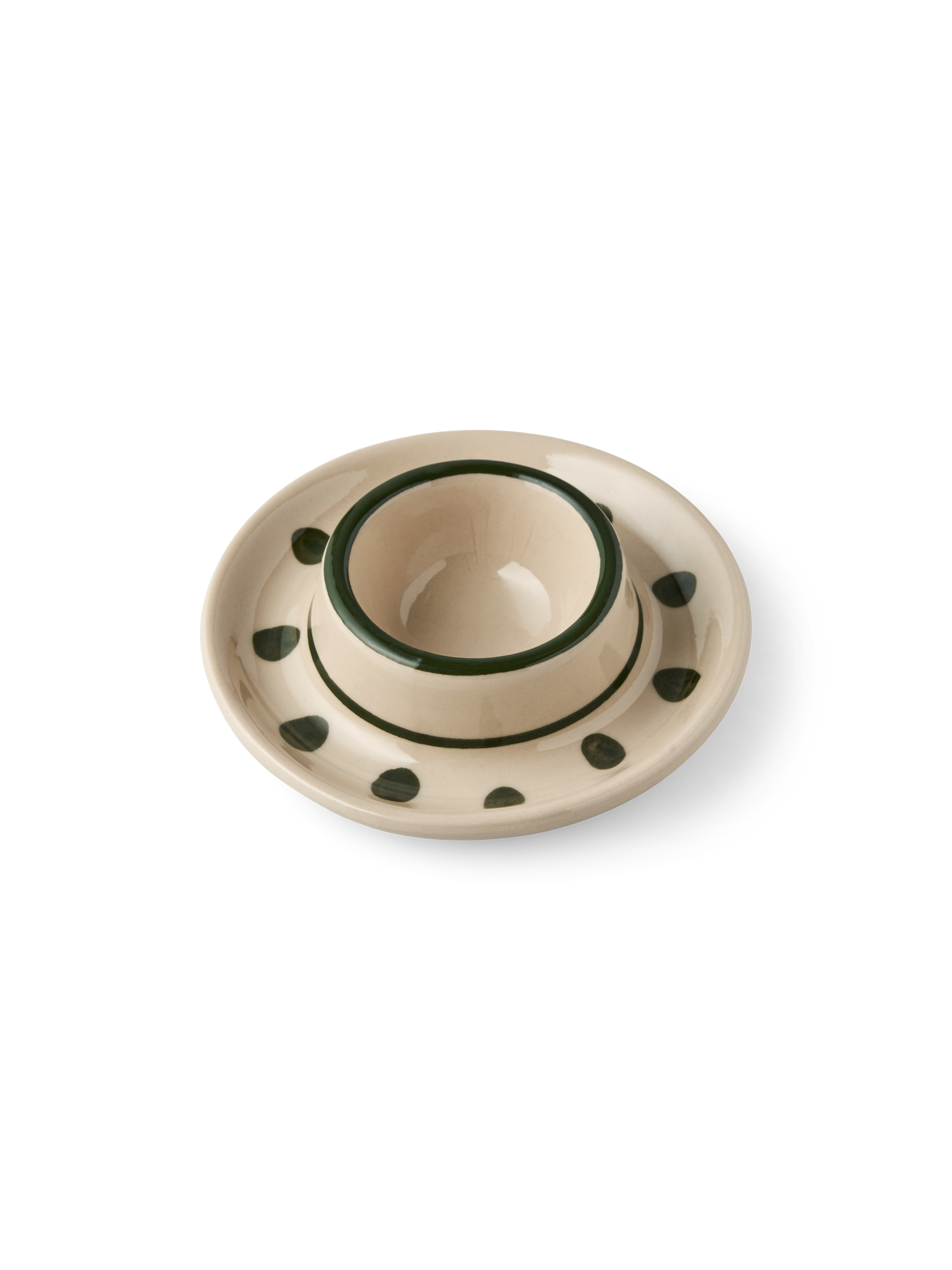 Egg cup Stoneware. Ø9.3 cm.