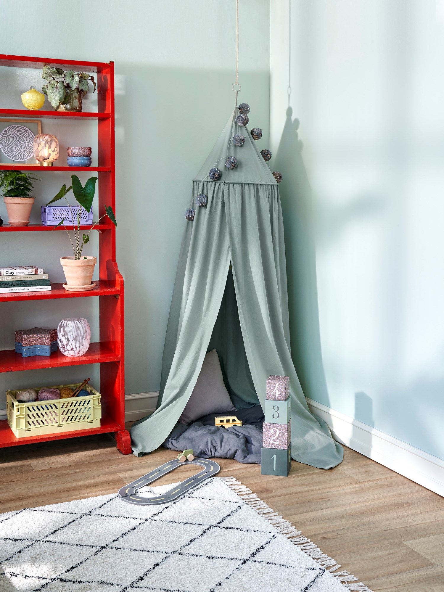 Bed canopy Cotton/metal. Ø52 x 240 cm.