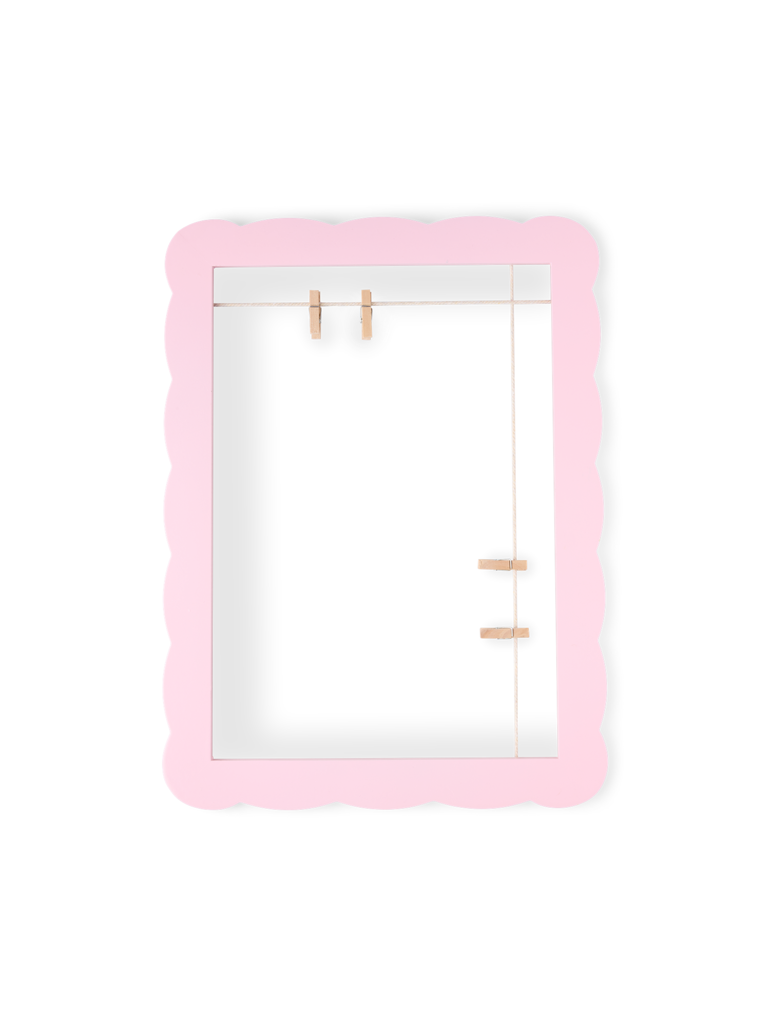 Large children's frame Poplar wood. 41.5 x 31 cm.