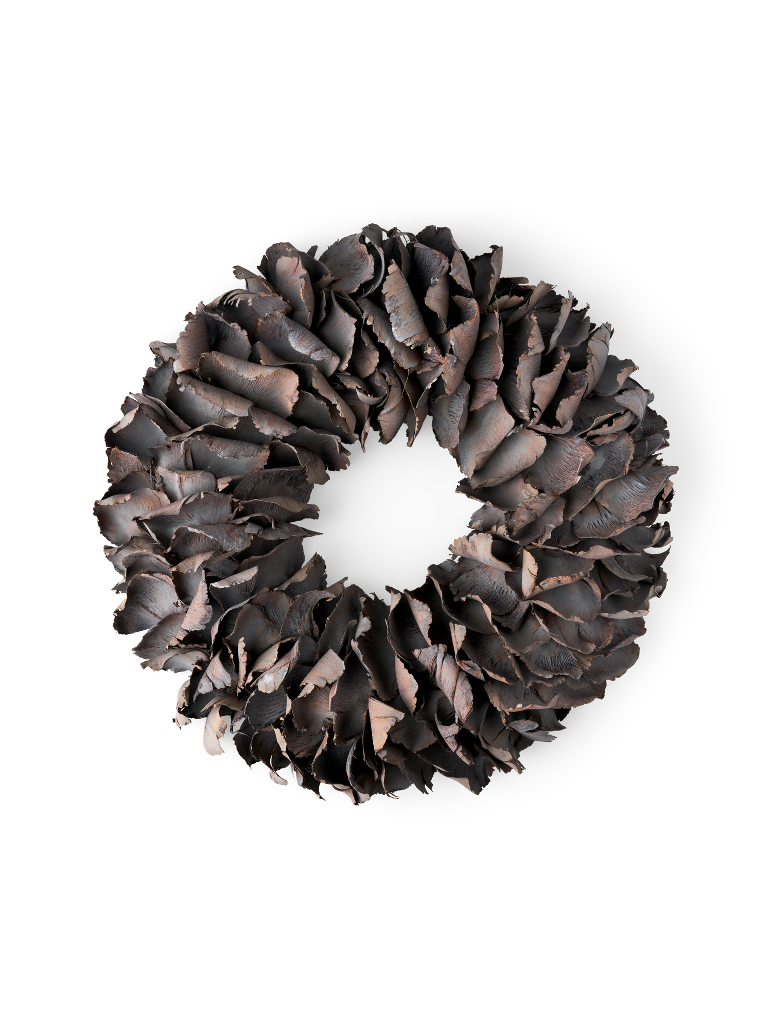 Palm Petal wreath Ø40 Palm fruit leaf/coconut fibre. Ø40 cm.