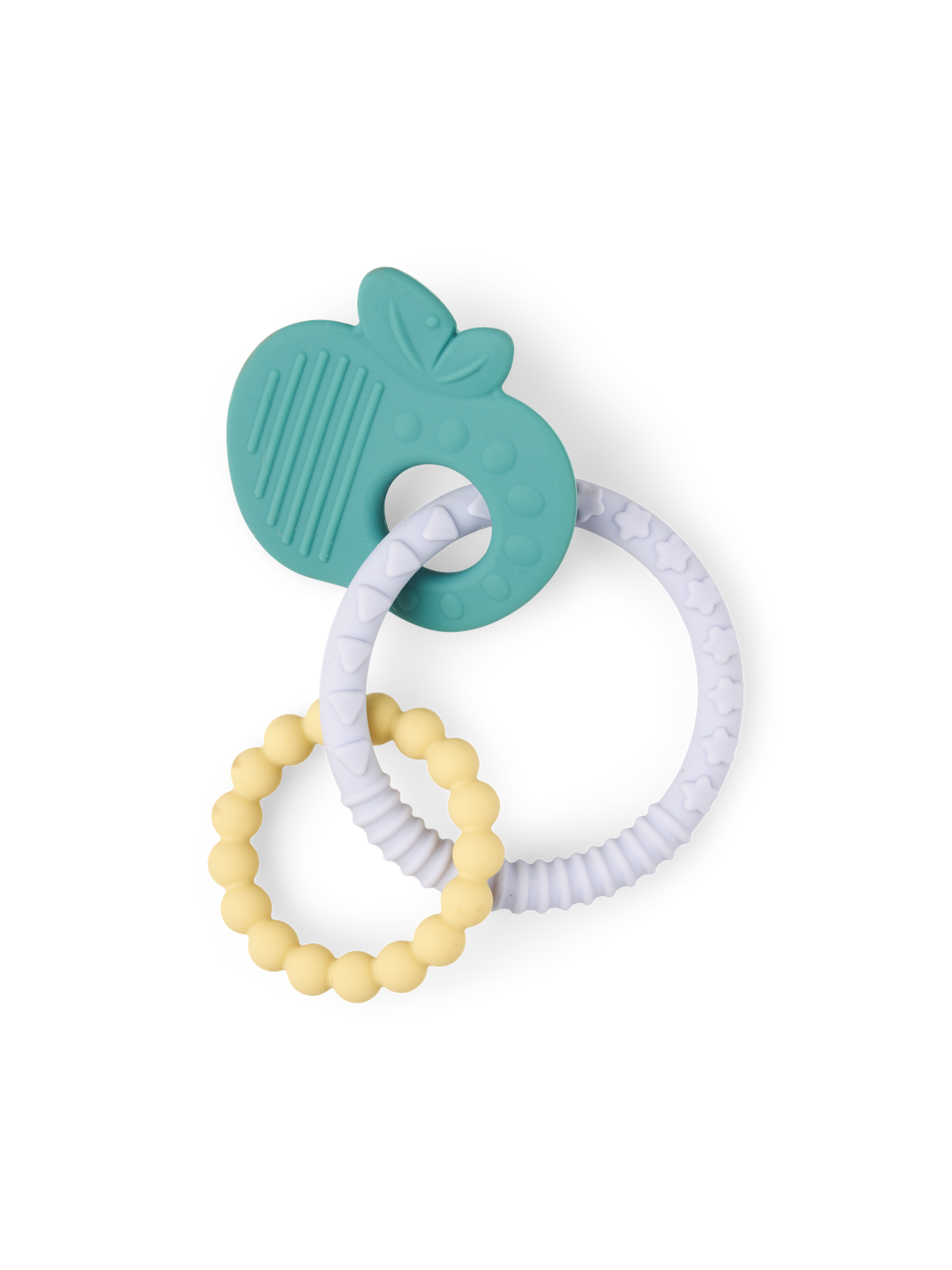 Baby teether ring Silicone. Ø6.5 cm.