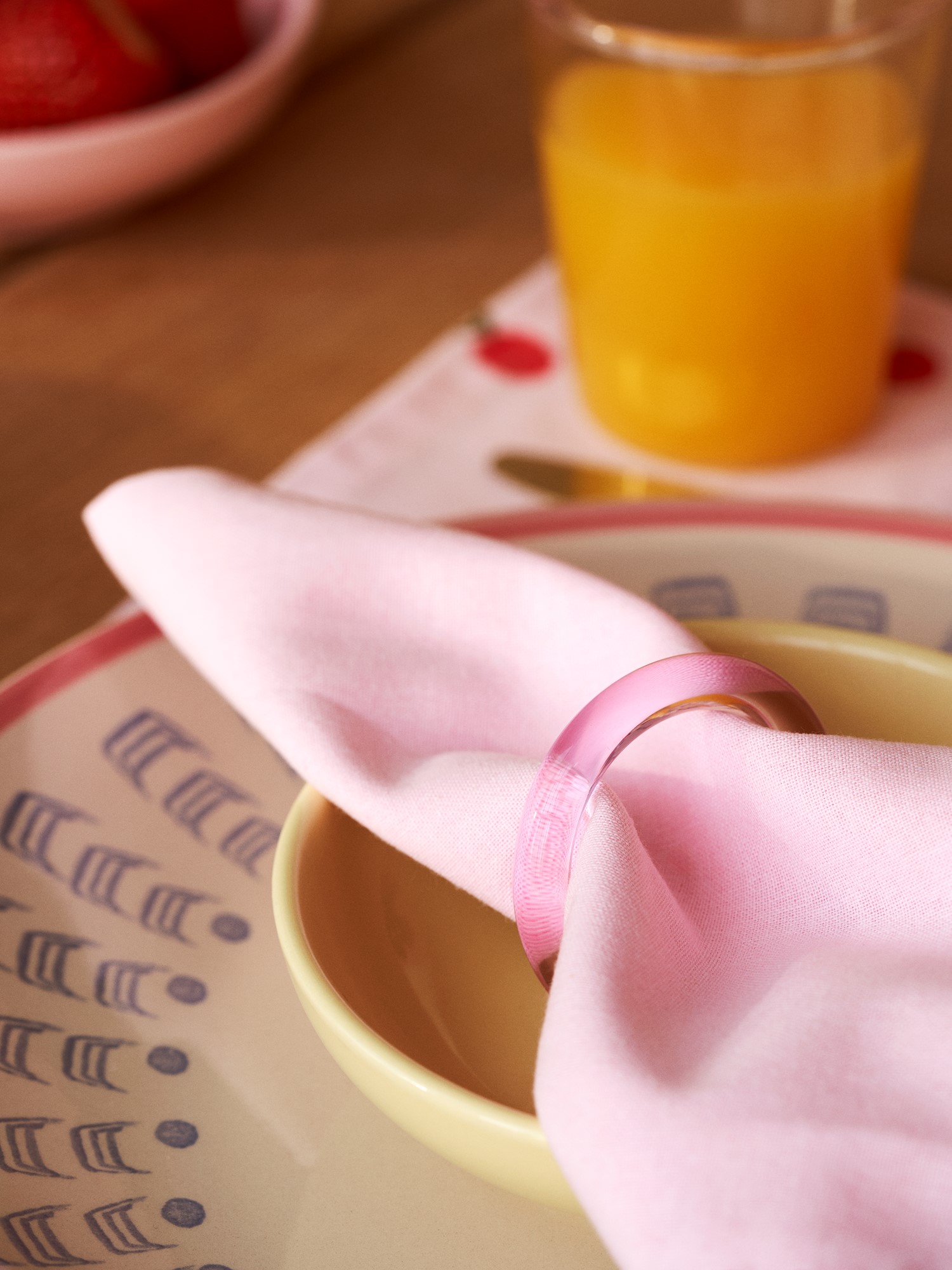 Napkin rings 2-pack Glass. 2 pcs.