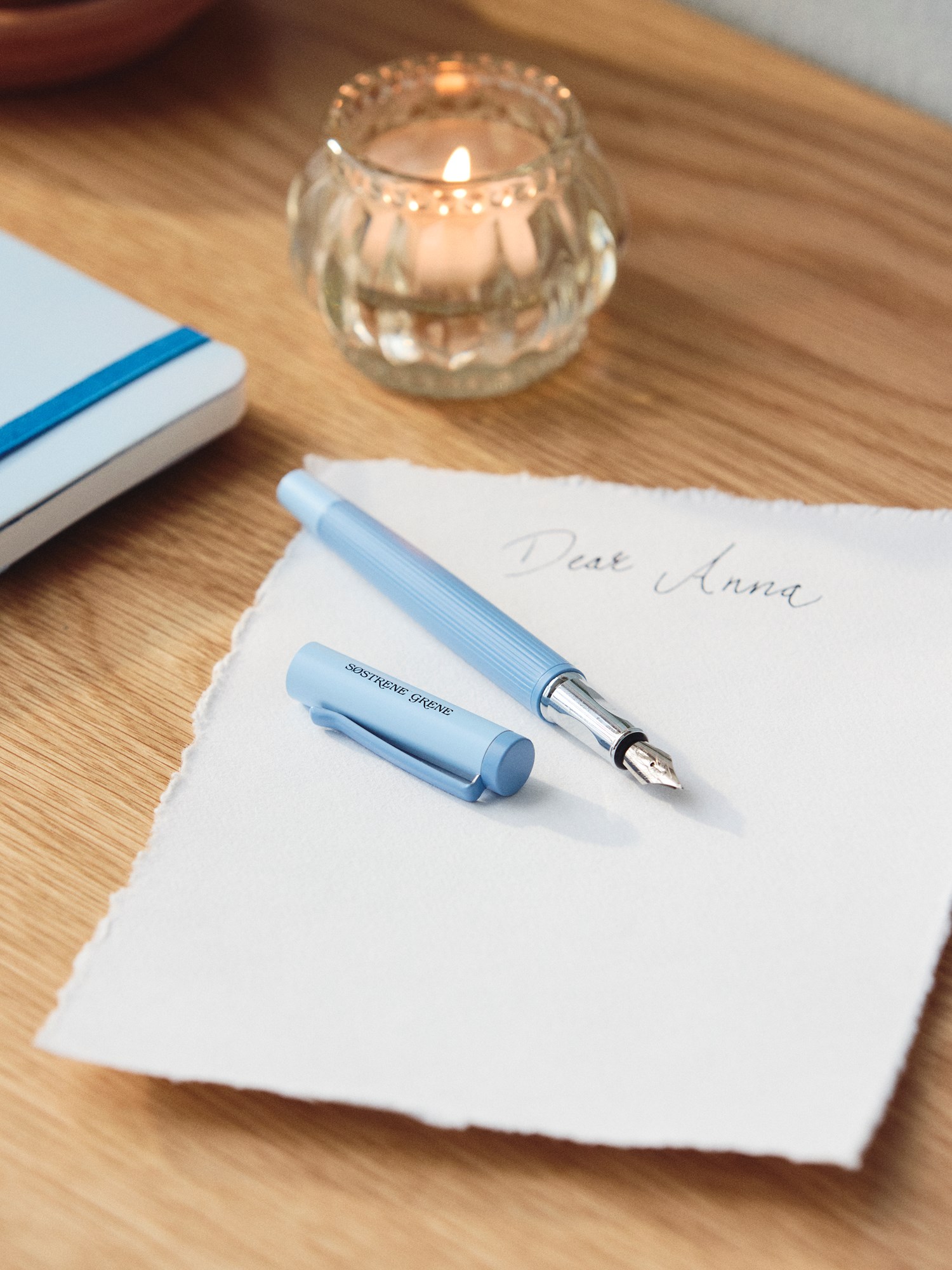 Fountain pen Black ink.