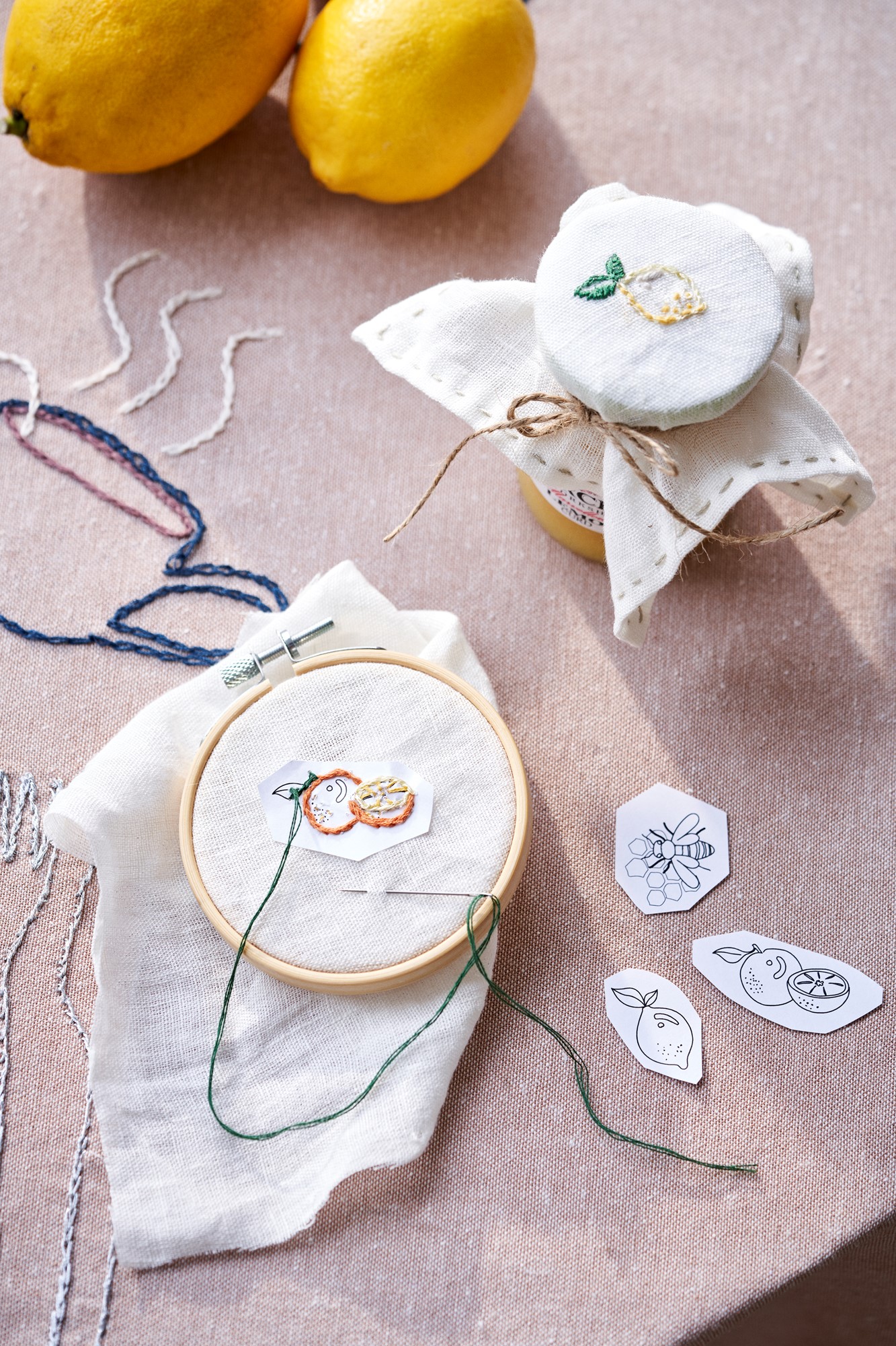 Embroidery frame Bamboo. 7.5 cm.