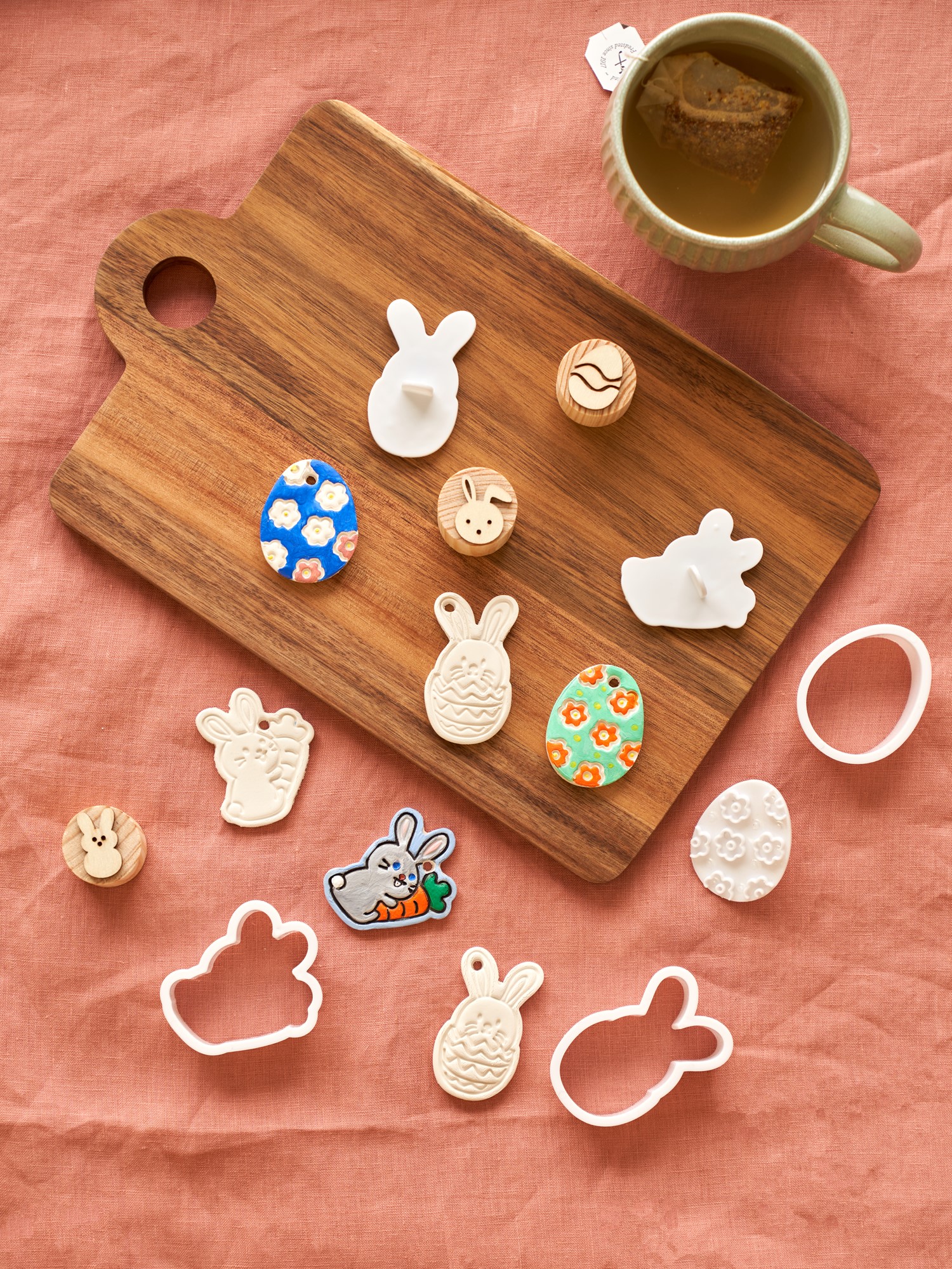 Embossing tool set Pinewood. 3 pcs.