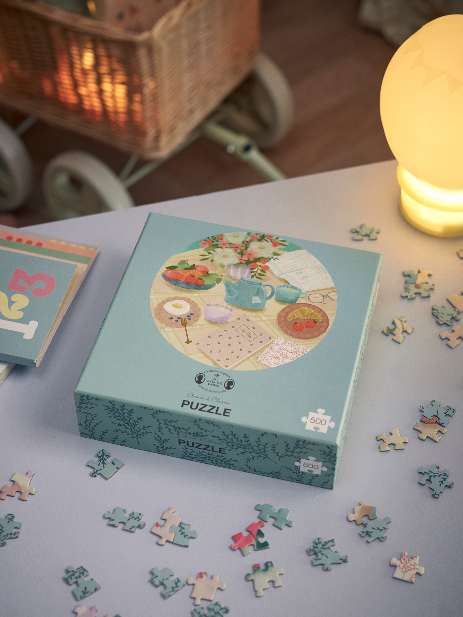 Puzzle 500 pcs Cardboard. Ø45 cm.