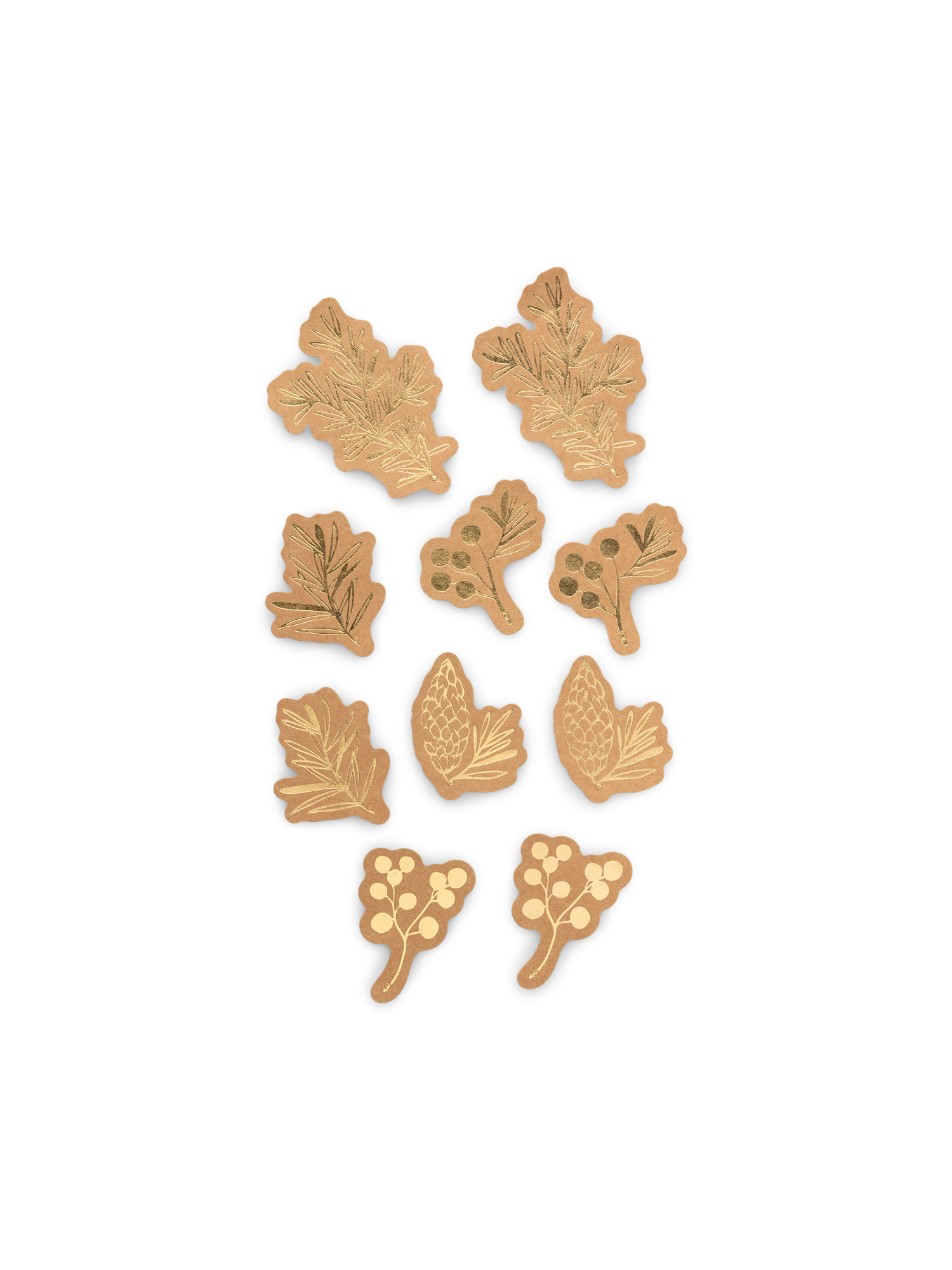 Gift labels Paper. 7.2 x 7.8 cm. 10 pcs.