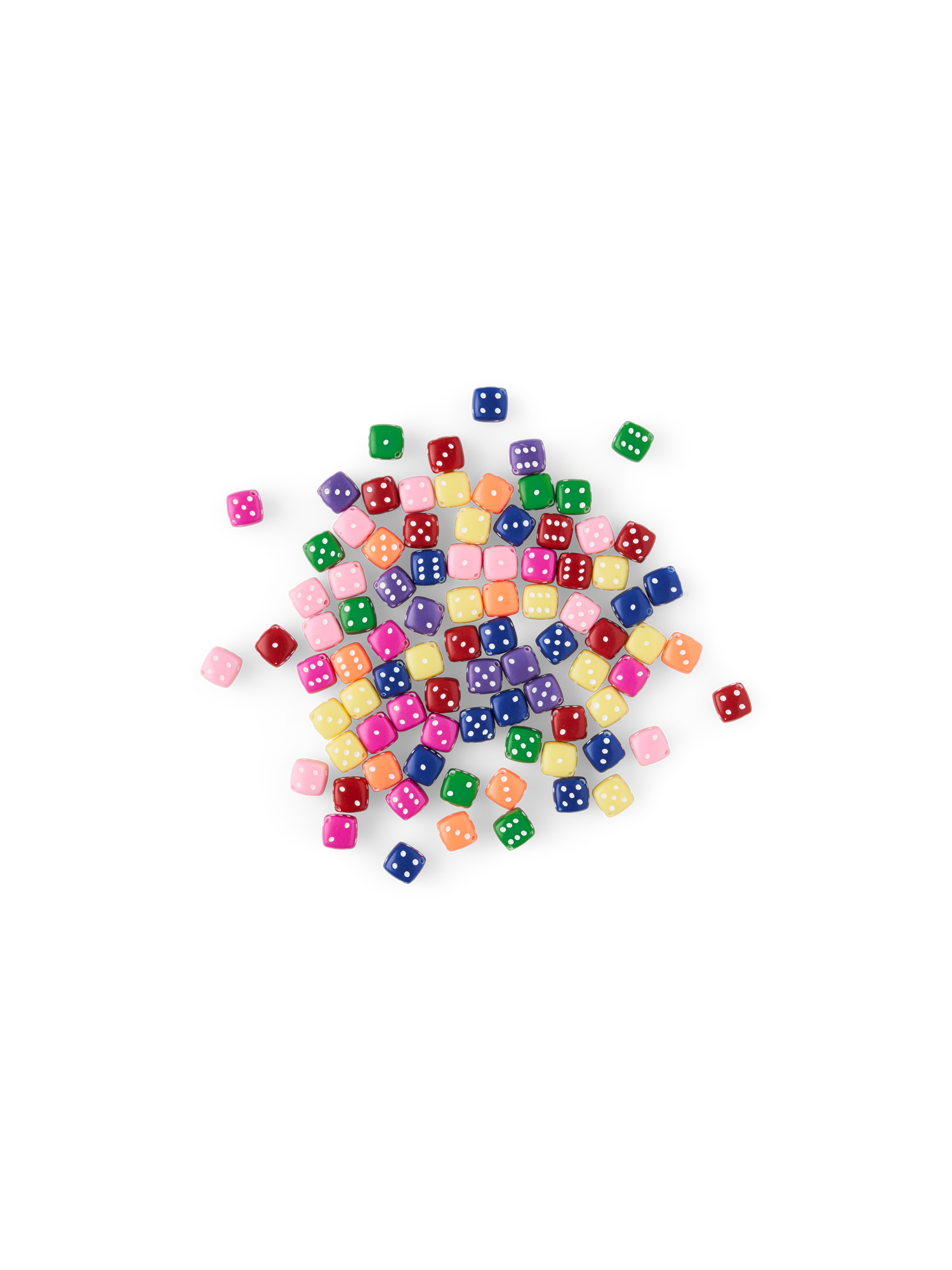 Dice beads 40 g.