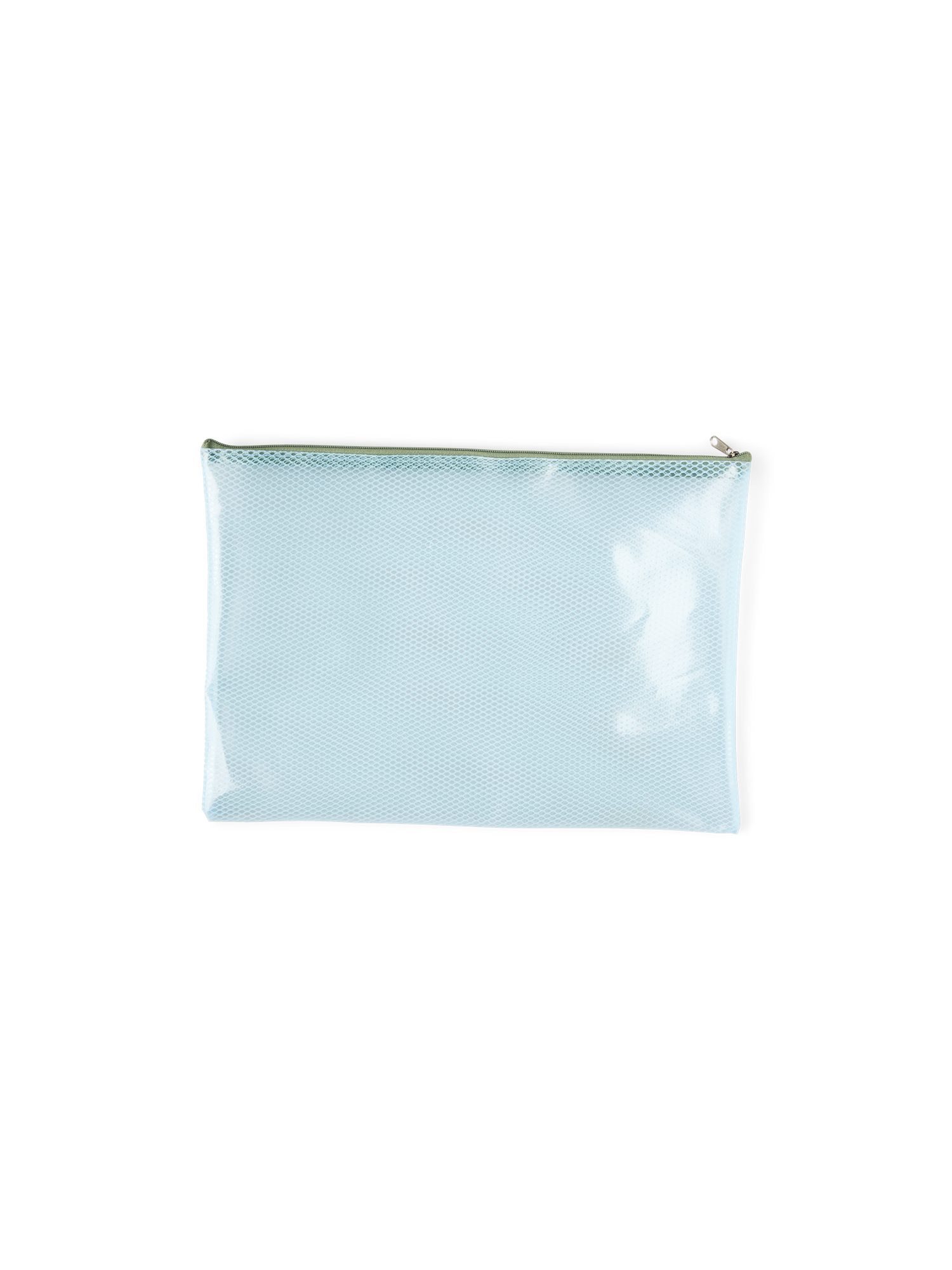 Mesh bag Polyester/polyethylene/metal. 24 x 33.5 cm.