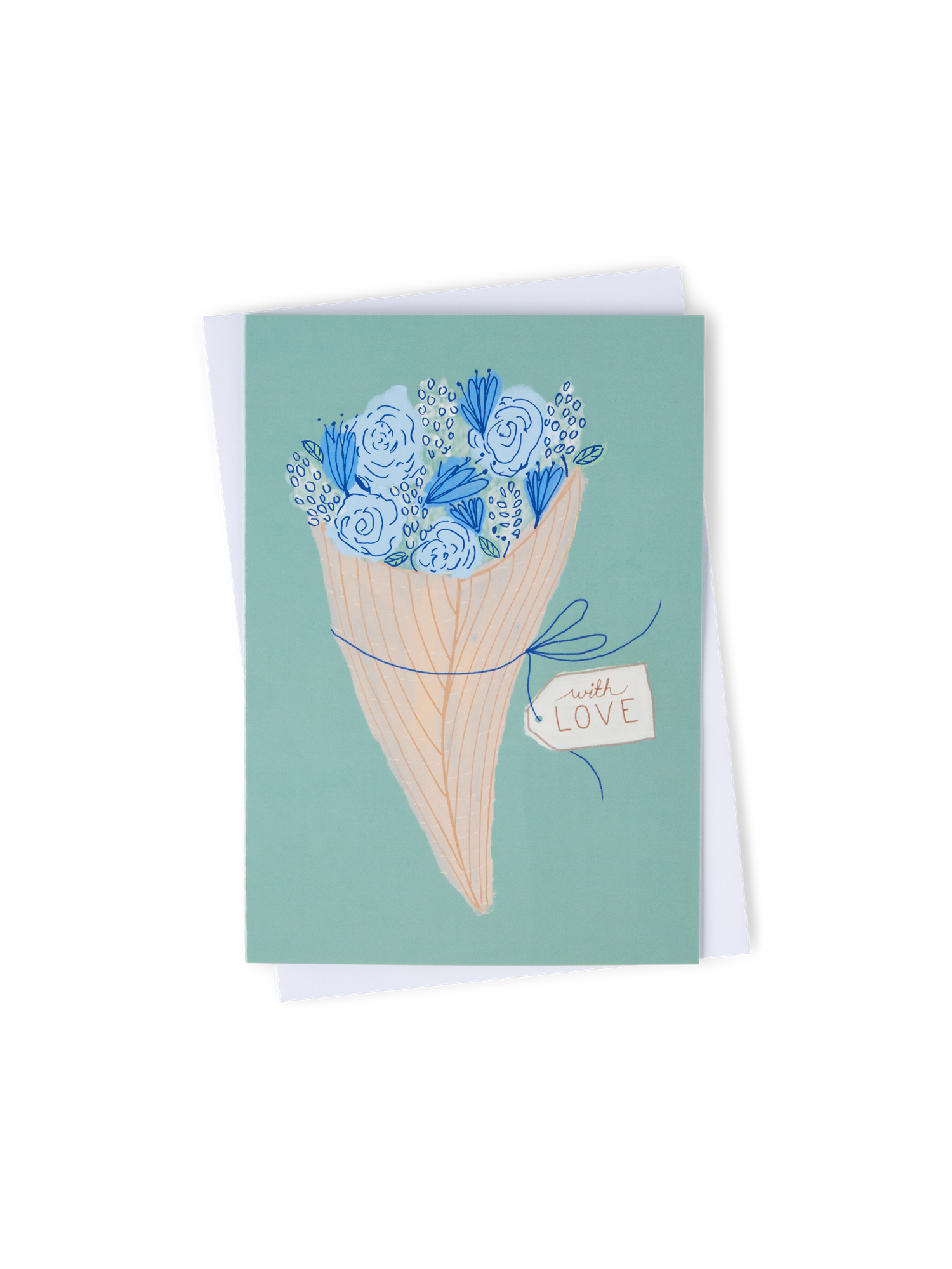 Greeting card Paper. 13.4 x 23 cm.