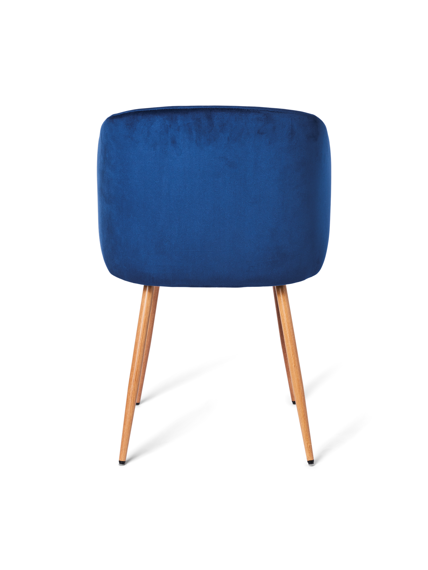 Velvet chair nPolyester/poplar wood/iron. 54 x 47 x 81 cm.