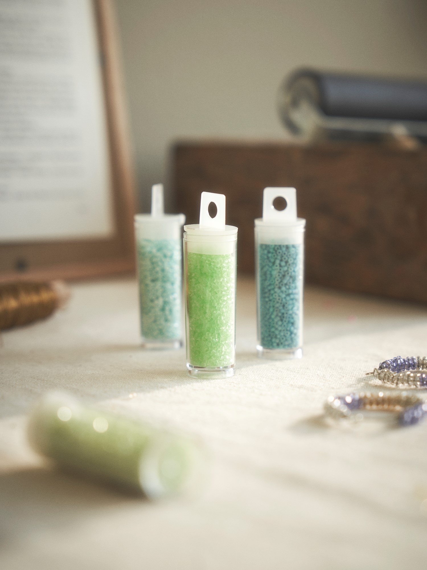 Beads Glass. 1.6 mm. 10 g.