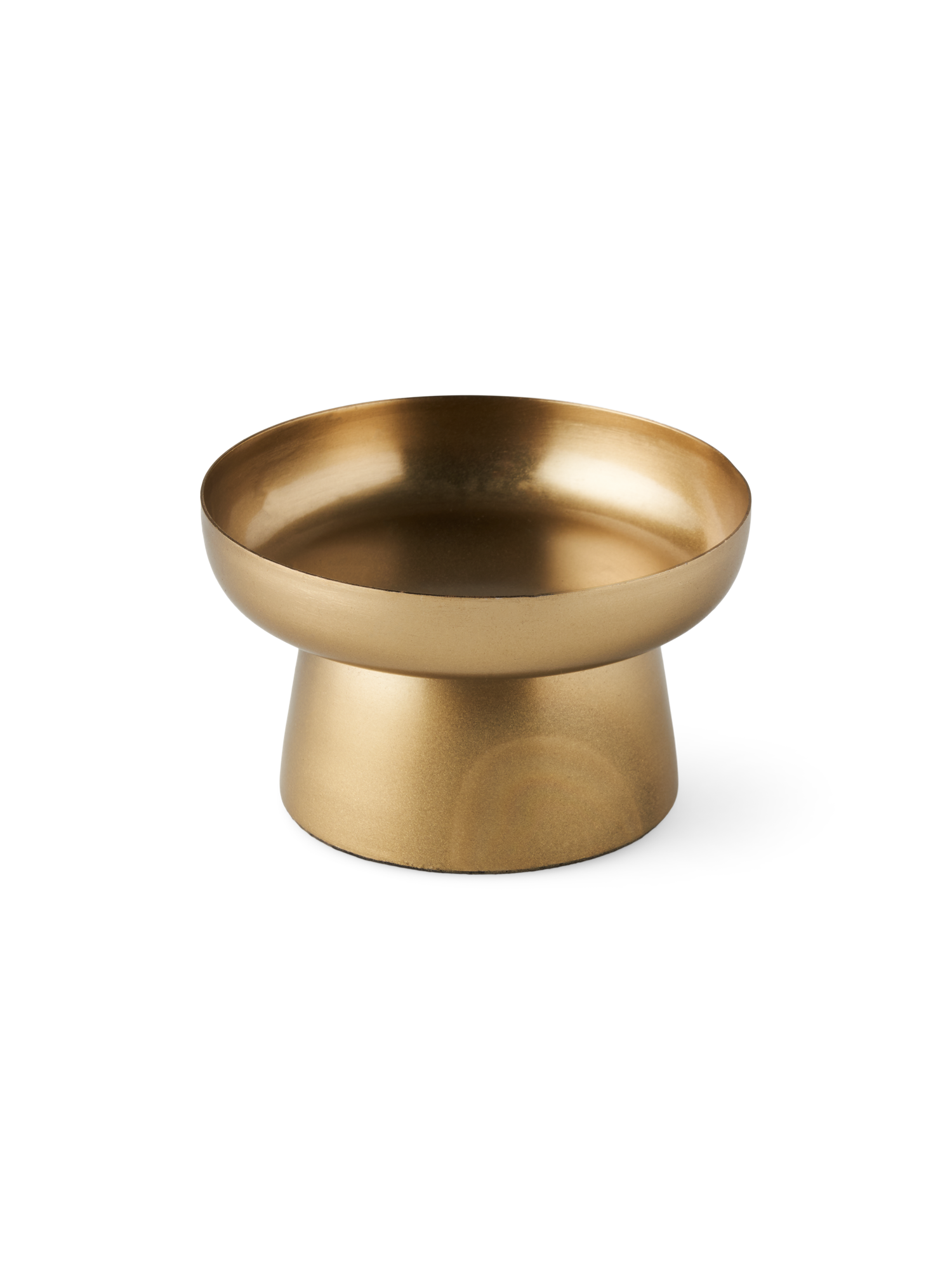 Candleholder Brass. Ø9.5 x 5.3 cm.