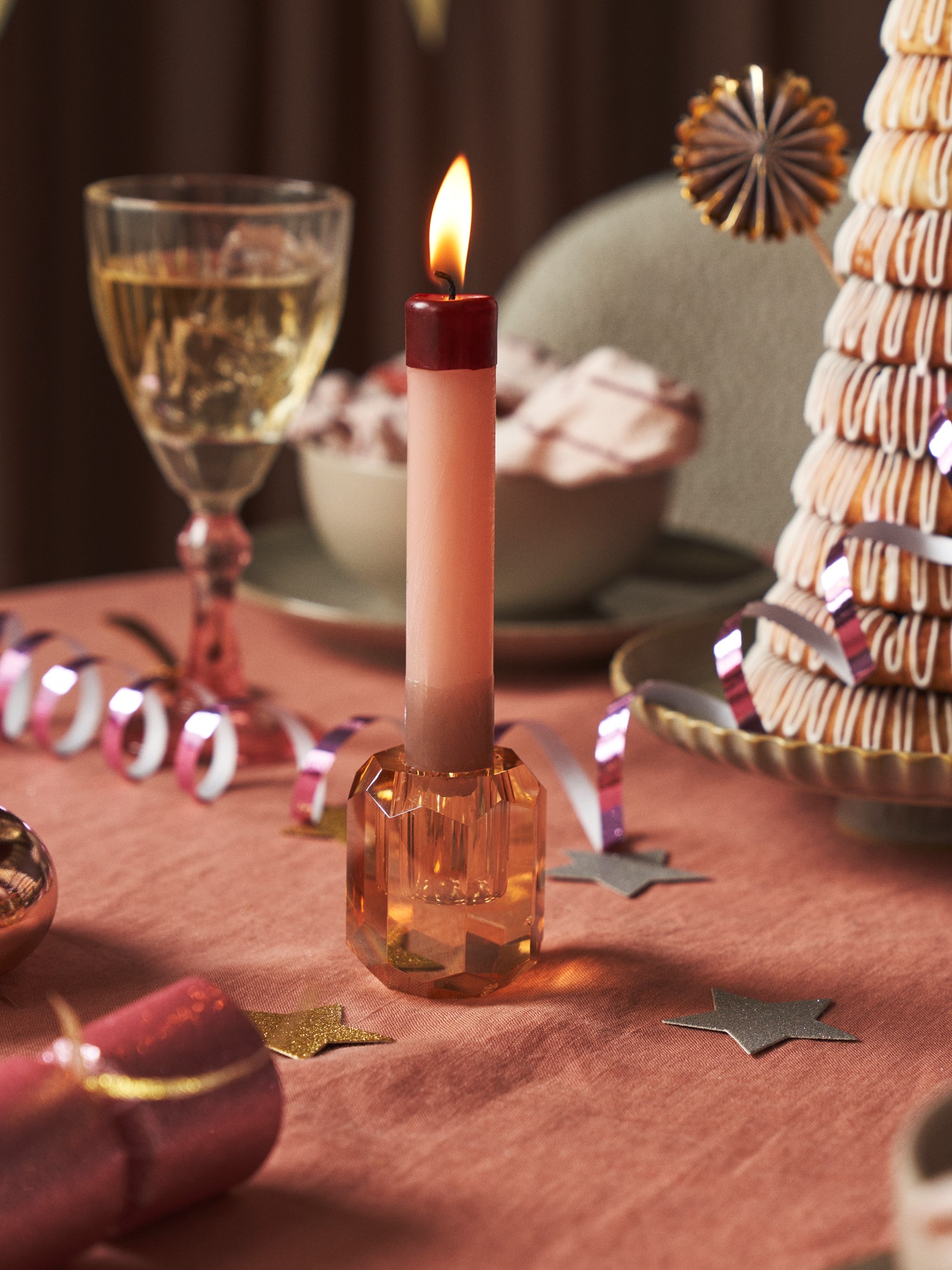 Candles 14 cm 2-pack 2.2 x 14 cm. 2 pcs. 7 hours.