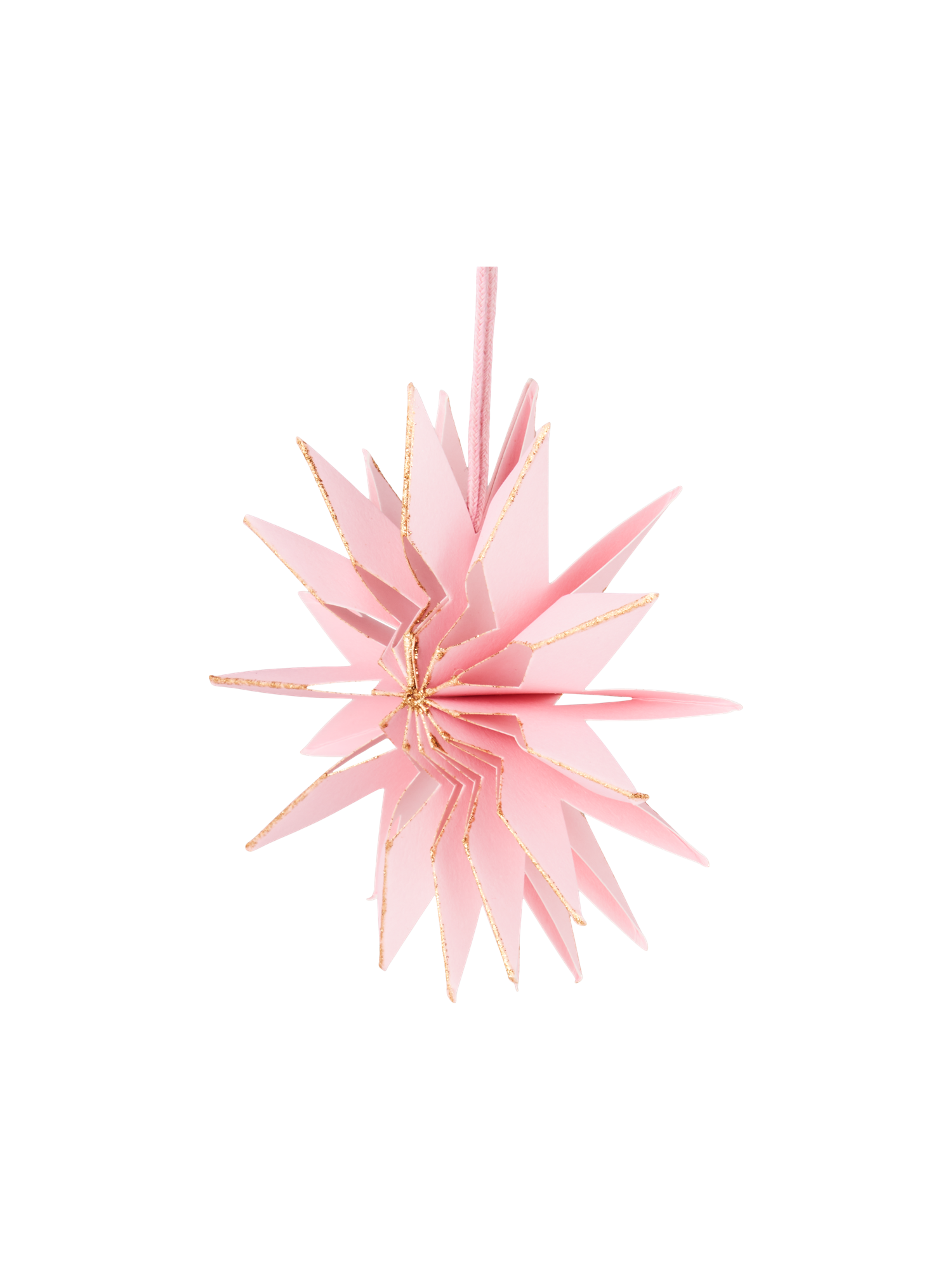 Hanging star Ø10 Paper. Ø10 cm.