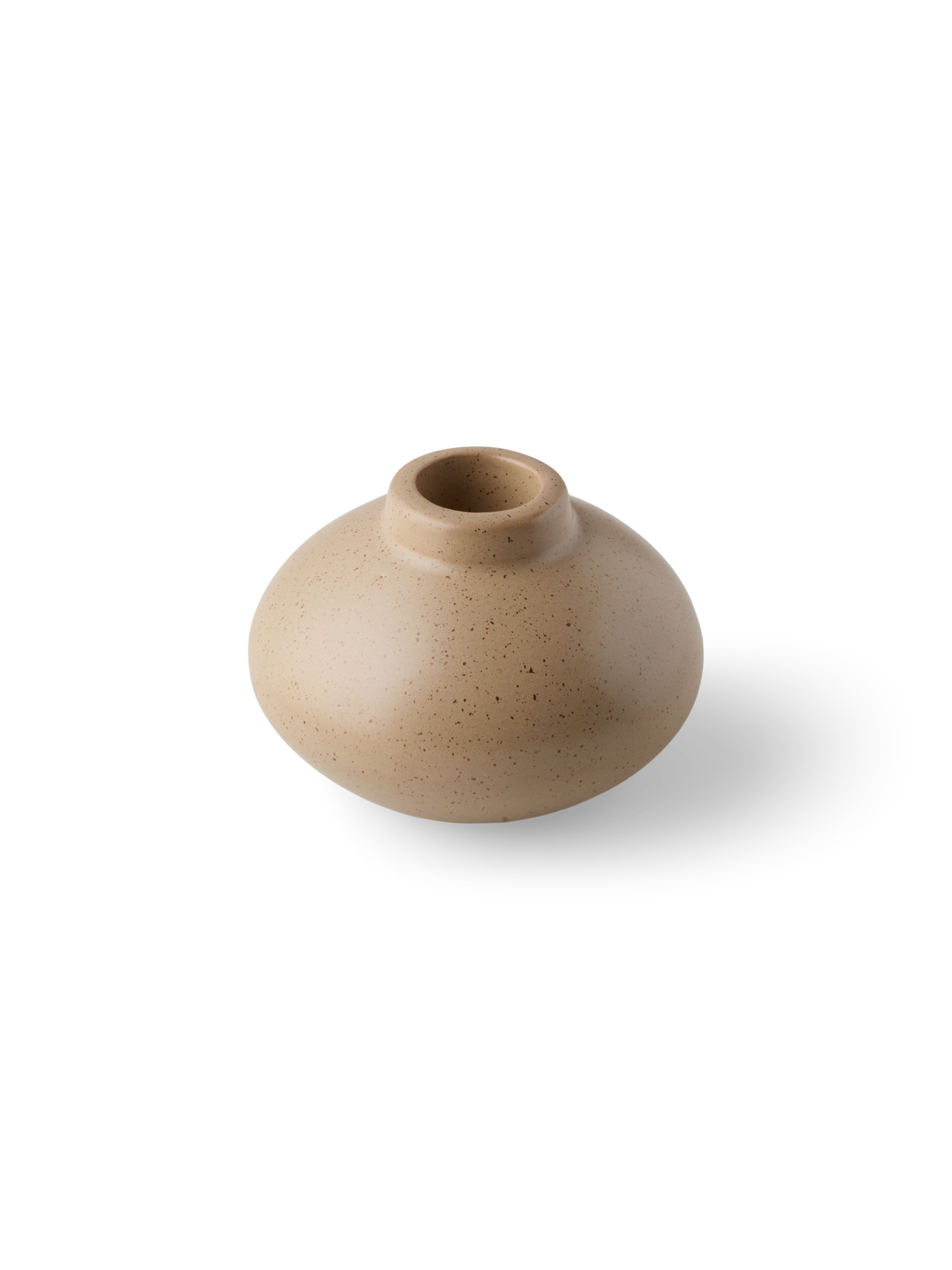 Candleholder Stoneware. Ø8.5 x 5 cm.