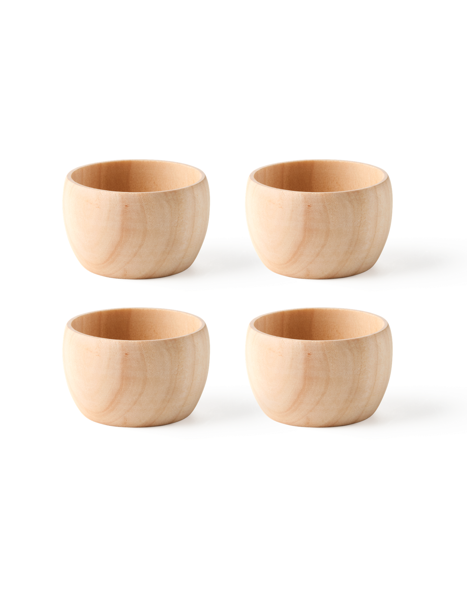 Egg cups 4-pack Wood. 4 pcs.