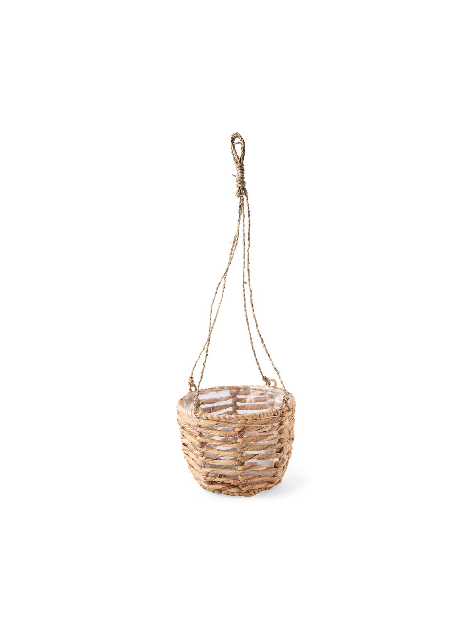 Hanging flowerpot Seagrass/water hyacinth. Ø20 x 15 cm.