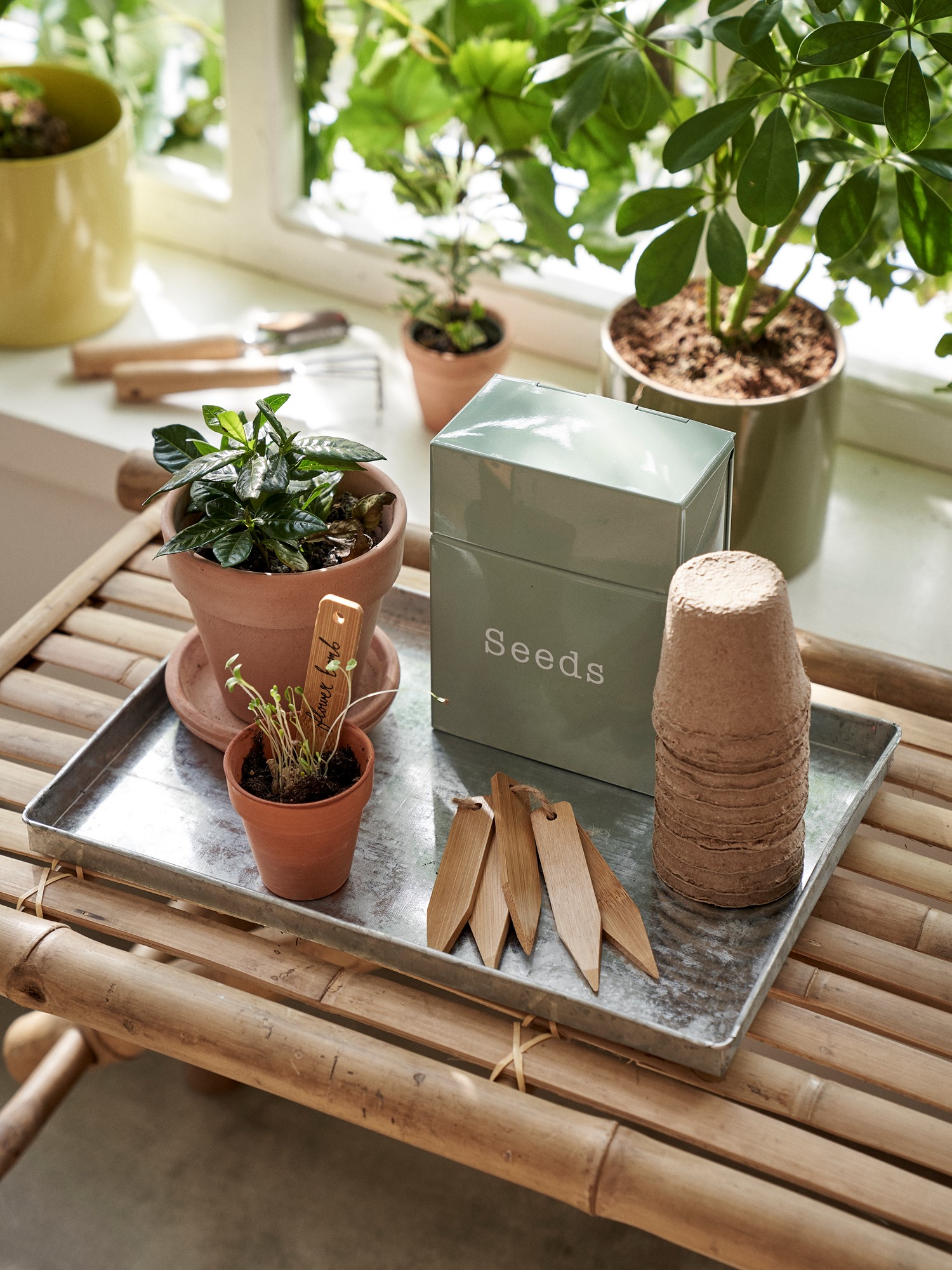 Decorative tray Zinc. 23 x 34 x 2 cm.