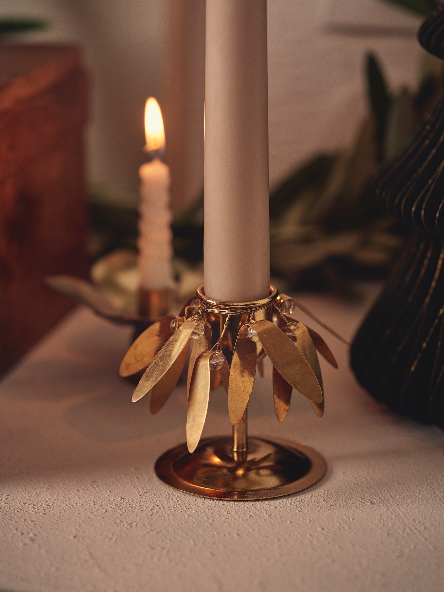 Candleholder Iron. 6.5 cm.