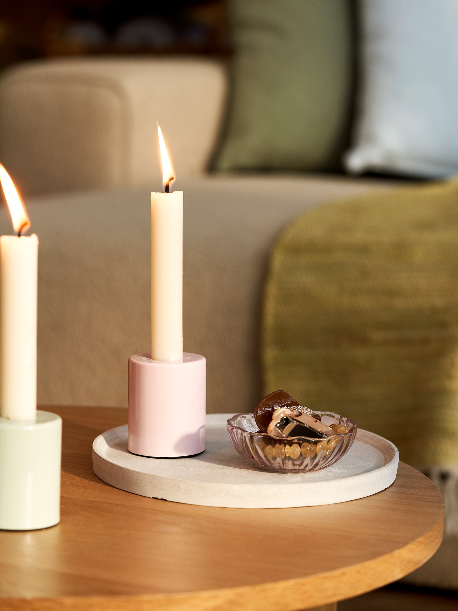 Candleholder Iron. Ø5 x 4 cm.