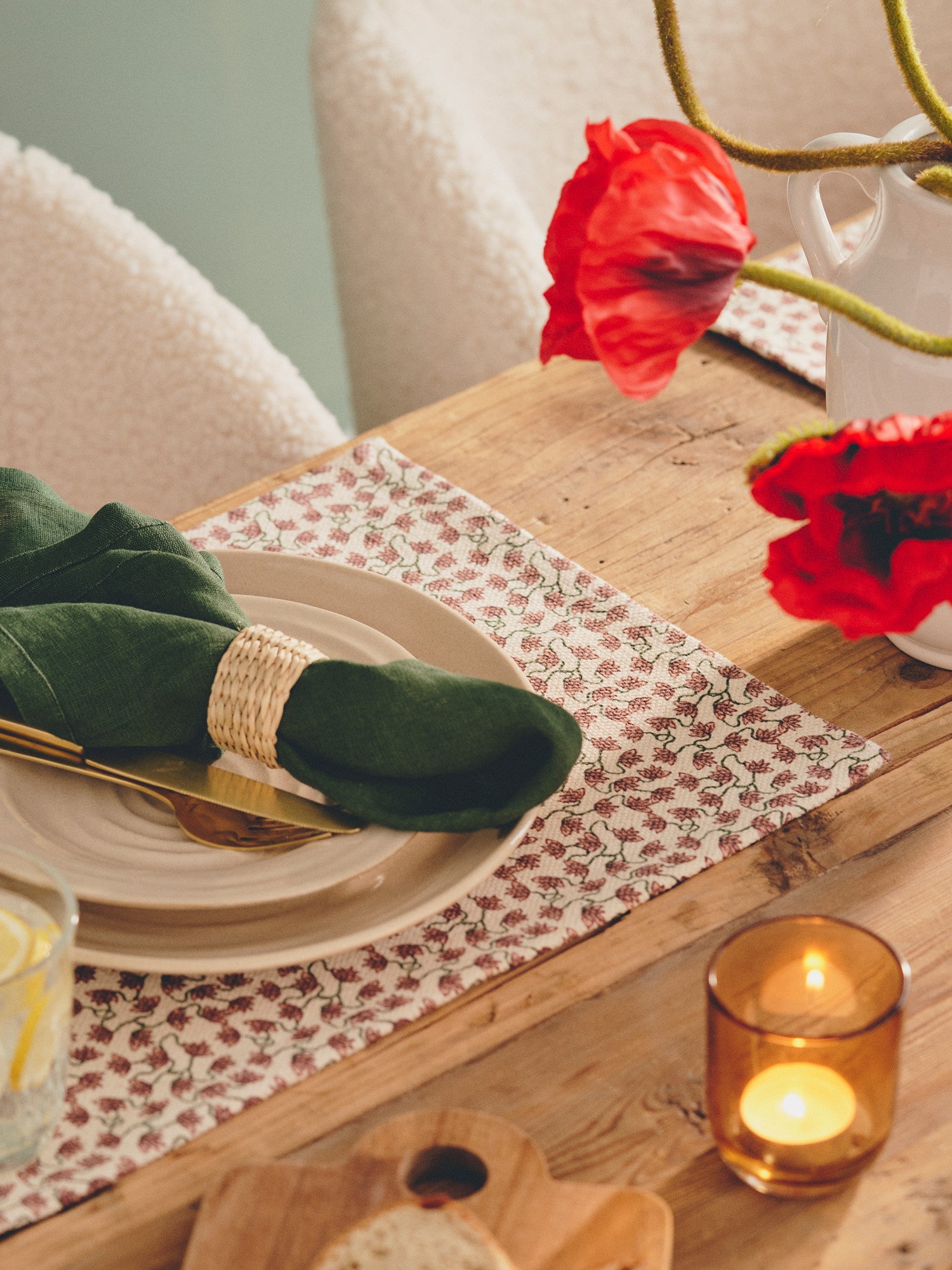 Placemat Cotton. 45 x 32 cm.