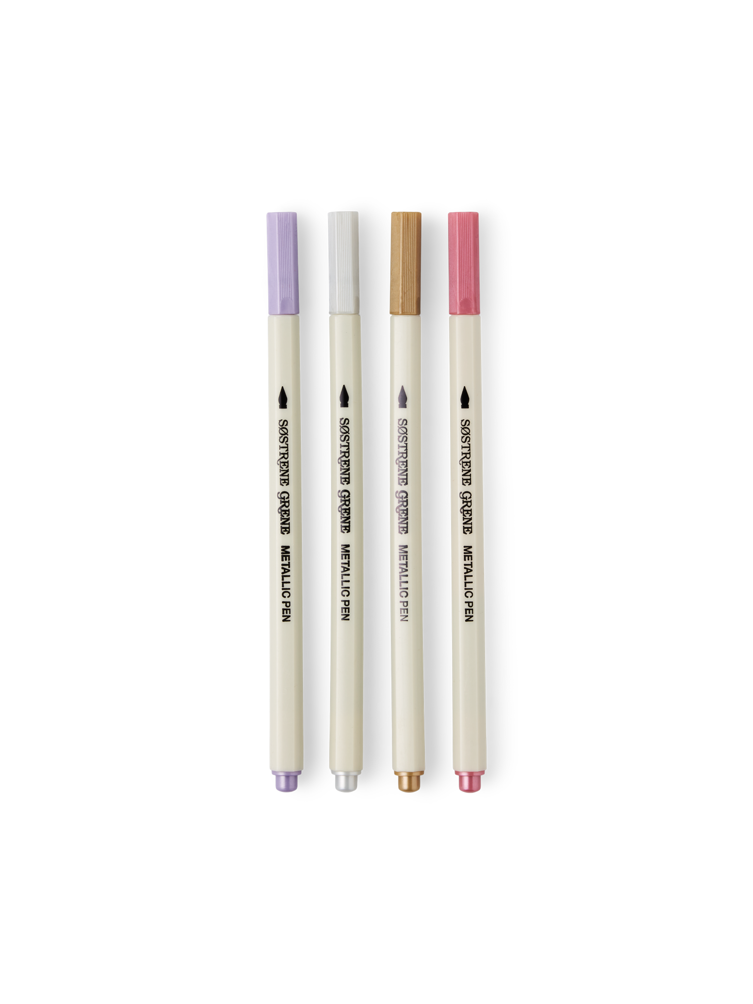 Metallic brush pens 4 pcs.