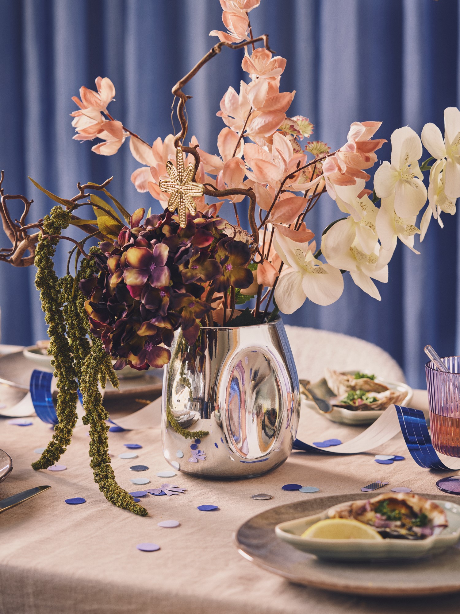 Vase Glass. 14 x 16 cm.