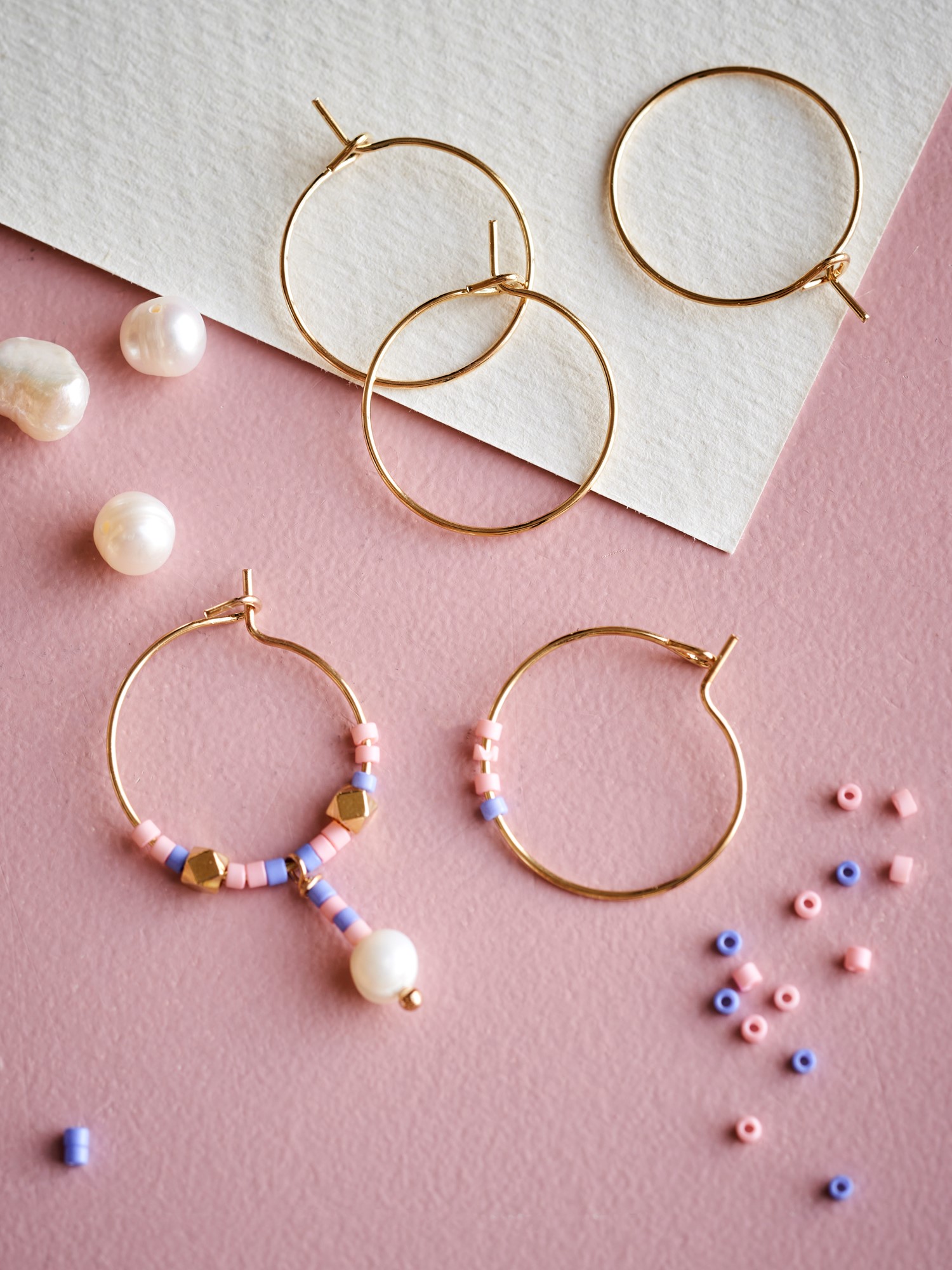 DIY earring hoops Iron. Ø2 cm. 10 pcs.