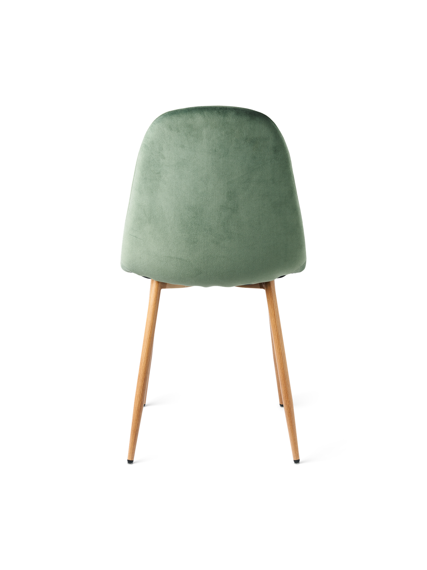 Velvet chair Polyester/iron/poplar wood/foam. 40,5 x 44,5 x 89 cm.