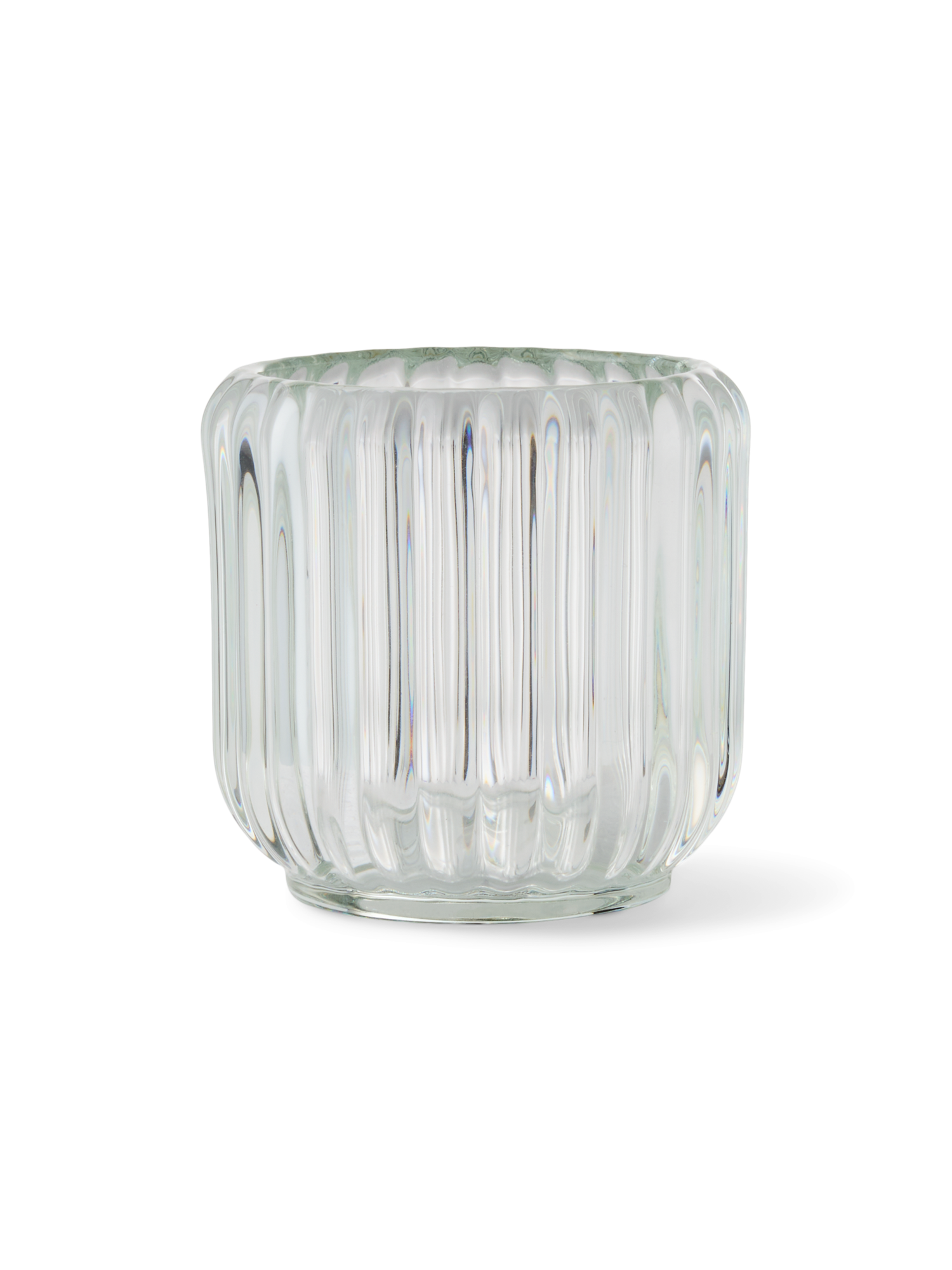 Tealight holder Glass. Ø8 x 8 cm.