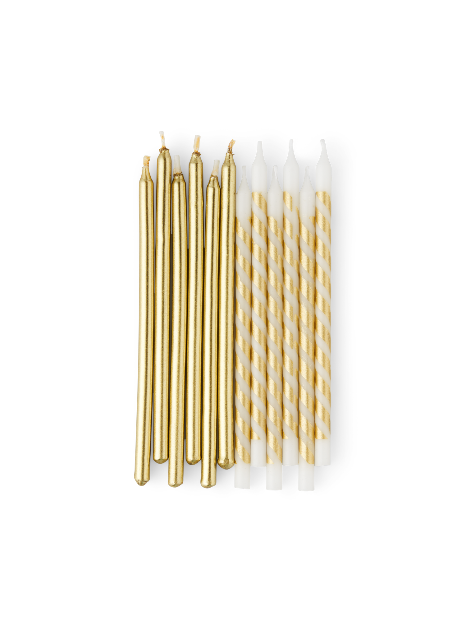 Birthday candles Paraffin wax. 0.55 x 12 cm. 12 pcs.