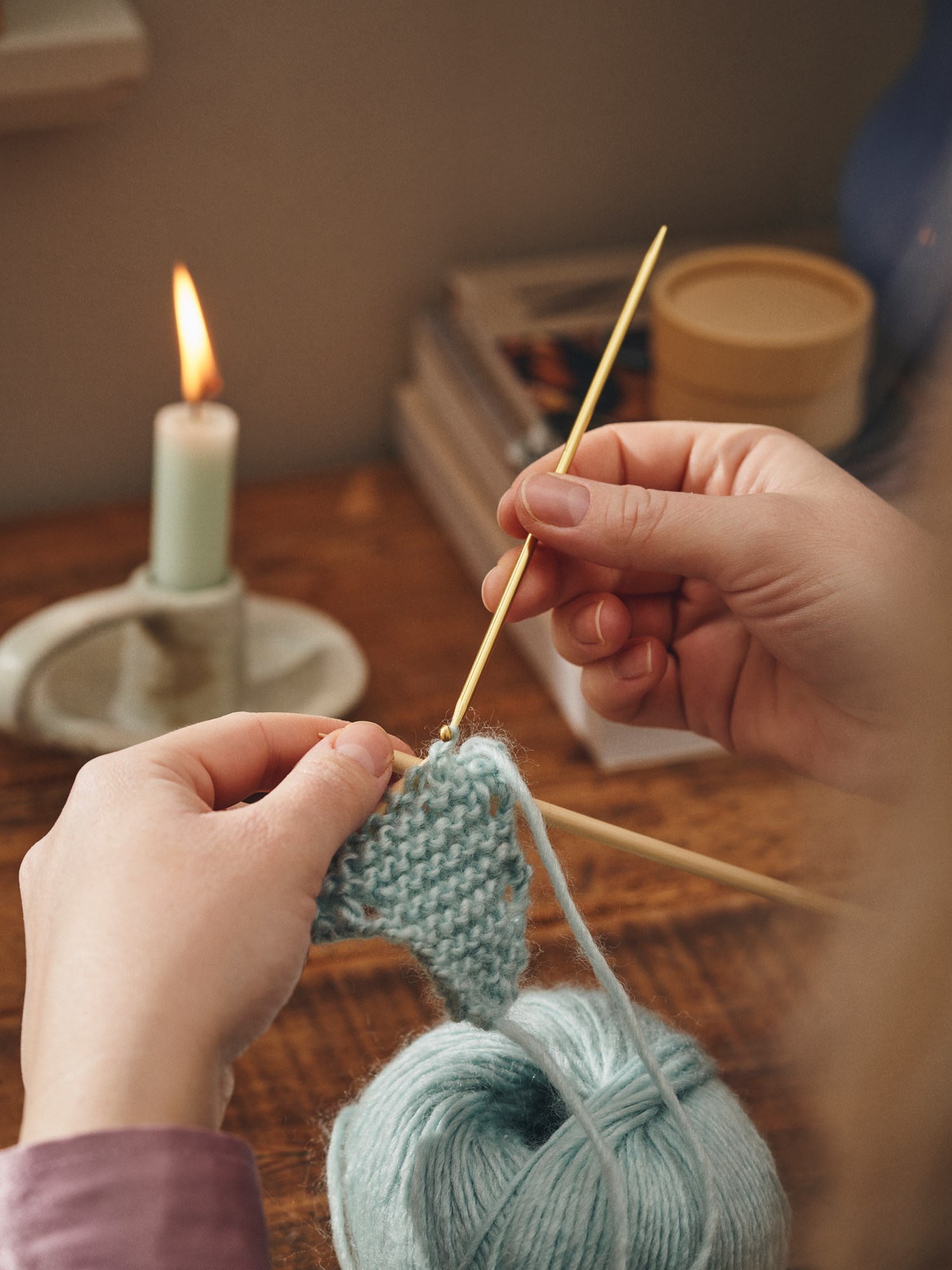 Repair hook for knitting Iron. 15 cm.