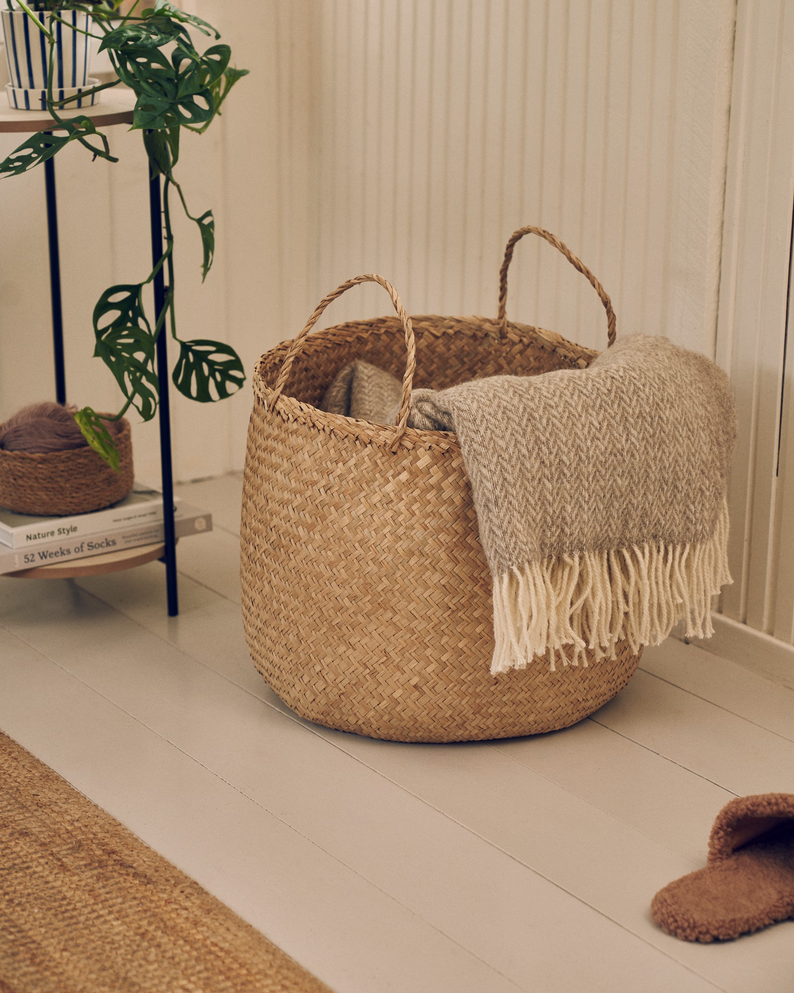 Basket Seagrass. Ø40 x 40 cm.