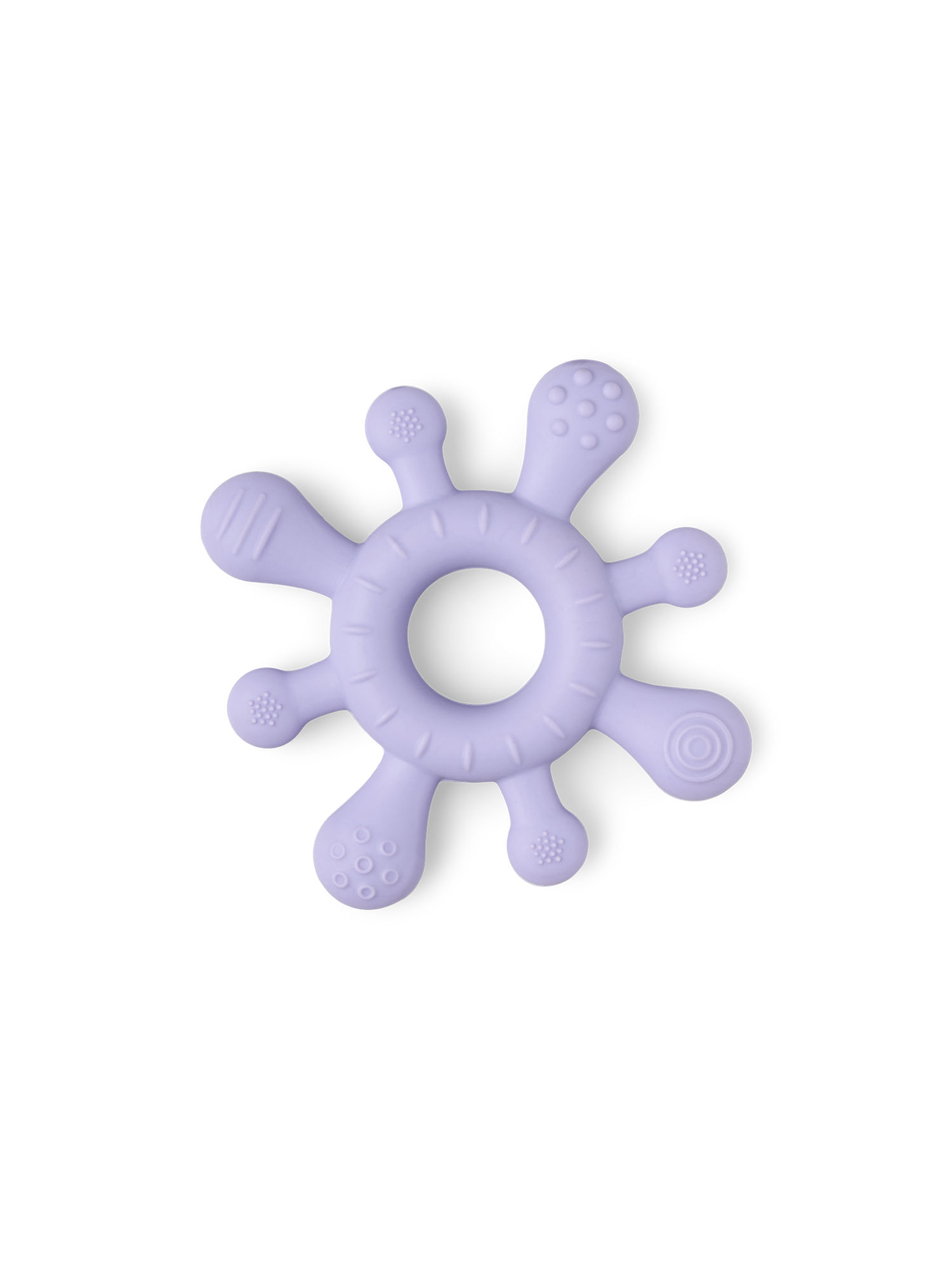 Baby teether Silicone. 12 x 1.5 cm.