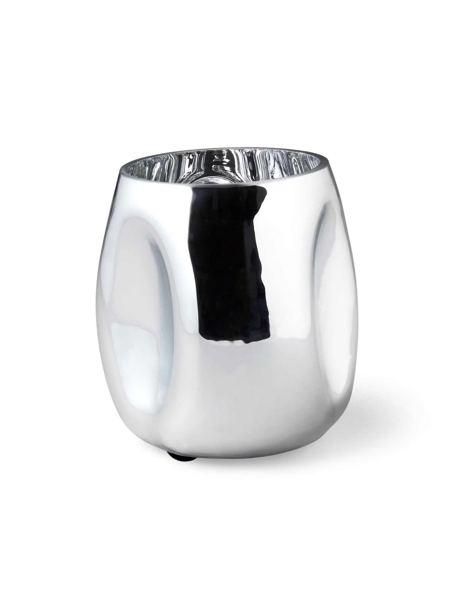 Vase Glass. 14 x 16 cm.