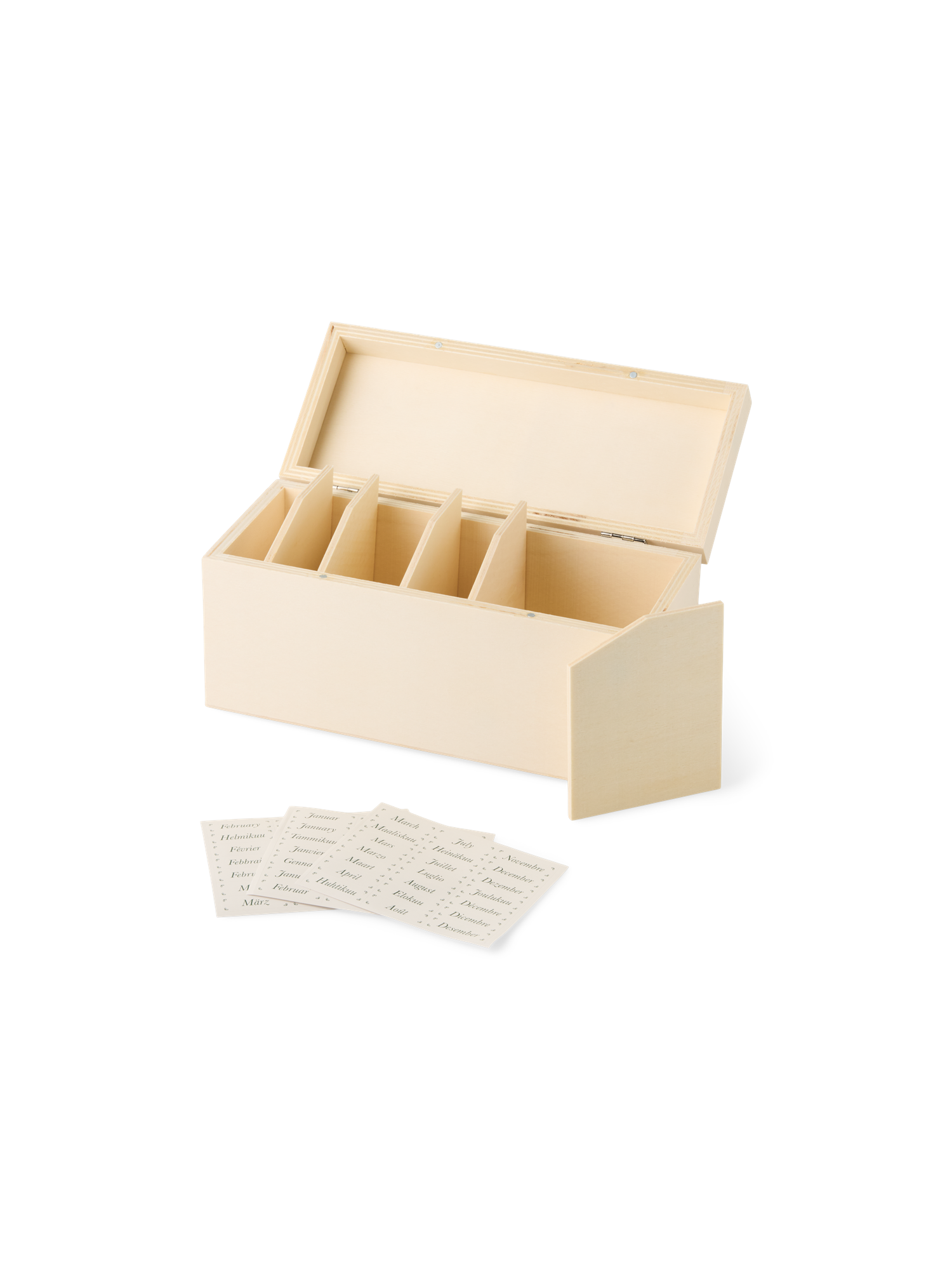 Seed box Poplar plywood. 24 x 10 x 11 cm.