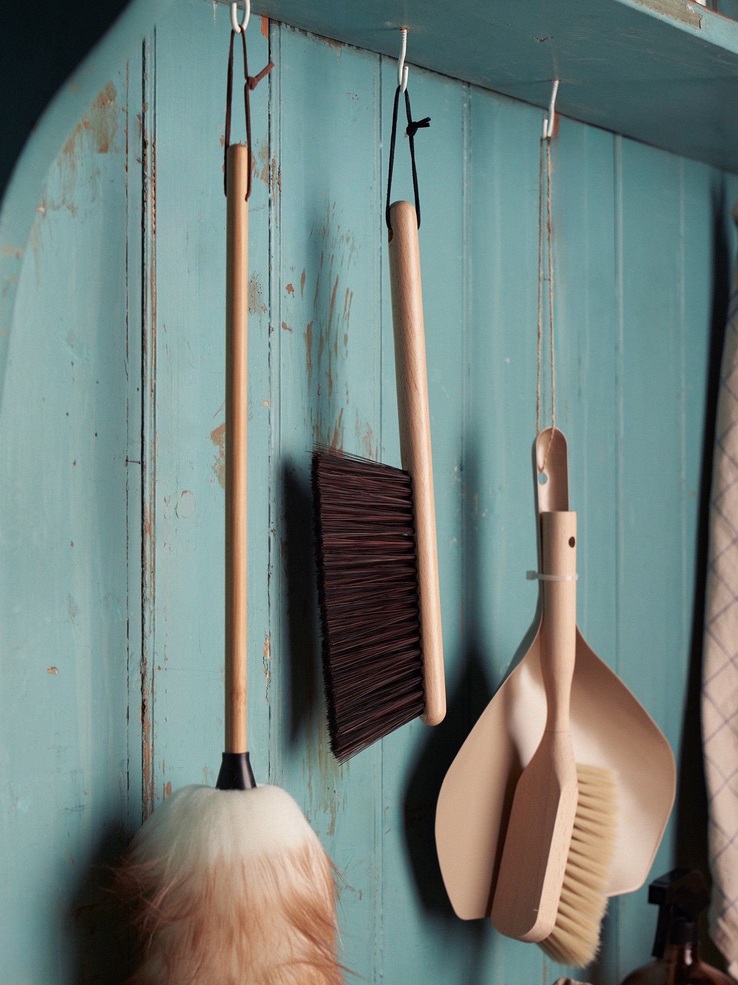 Cleaning brush Beech wood. 32.5 cm.