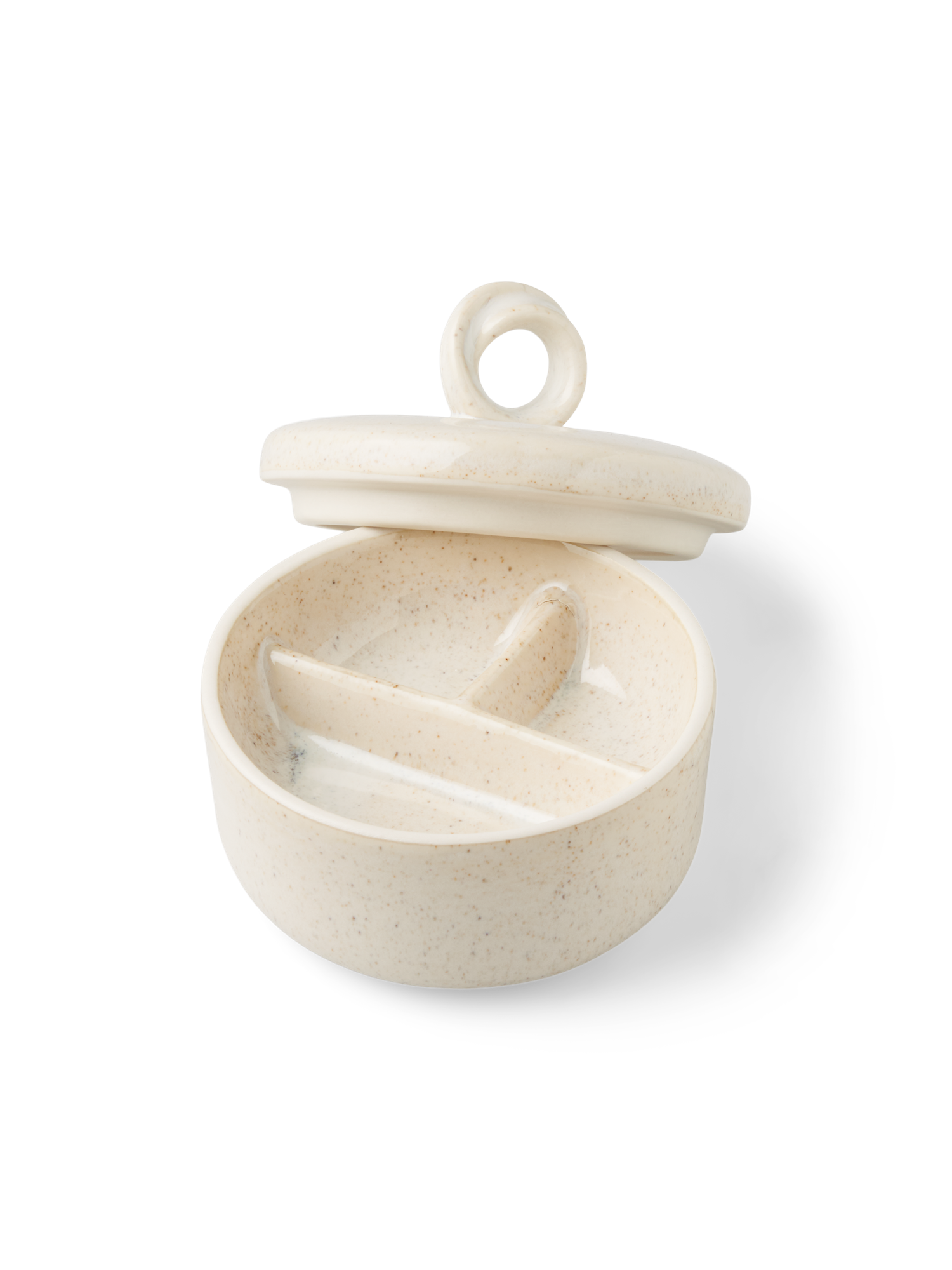 Jewellery jar Ceramic. Ø10 x 9.5 cm.