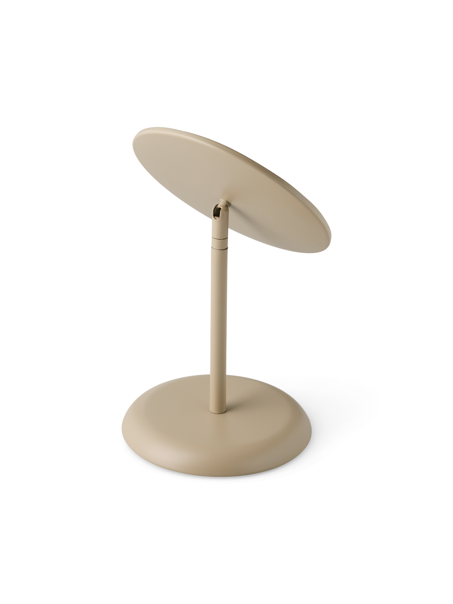 Table mirror Metal/glass. Ø17 x 27.5 cm.